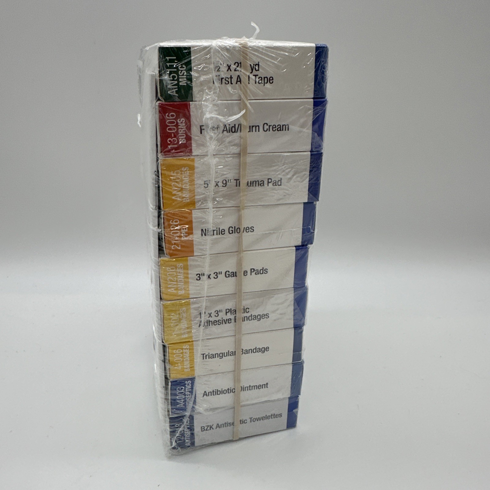 First Aid Only 740010 ANSI Compliant 10 Person First Aid Kit Refill 65-Pc/KT New