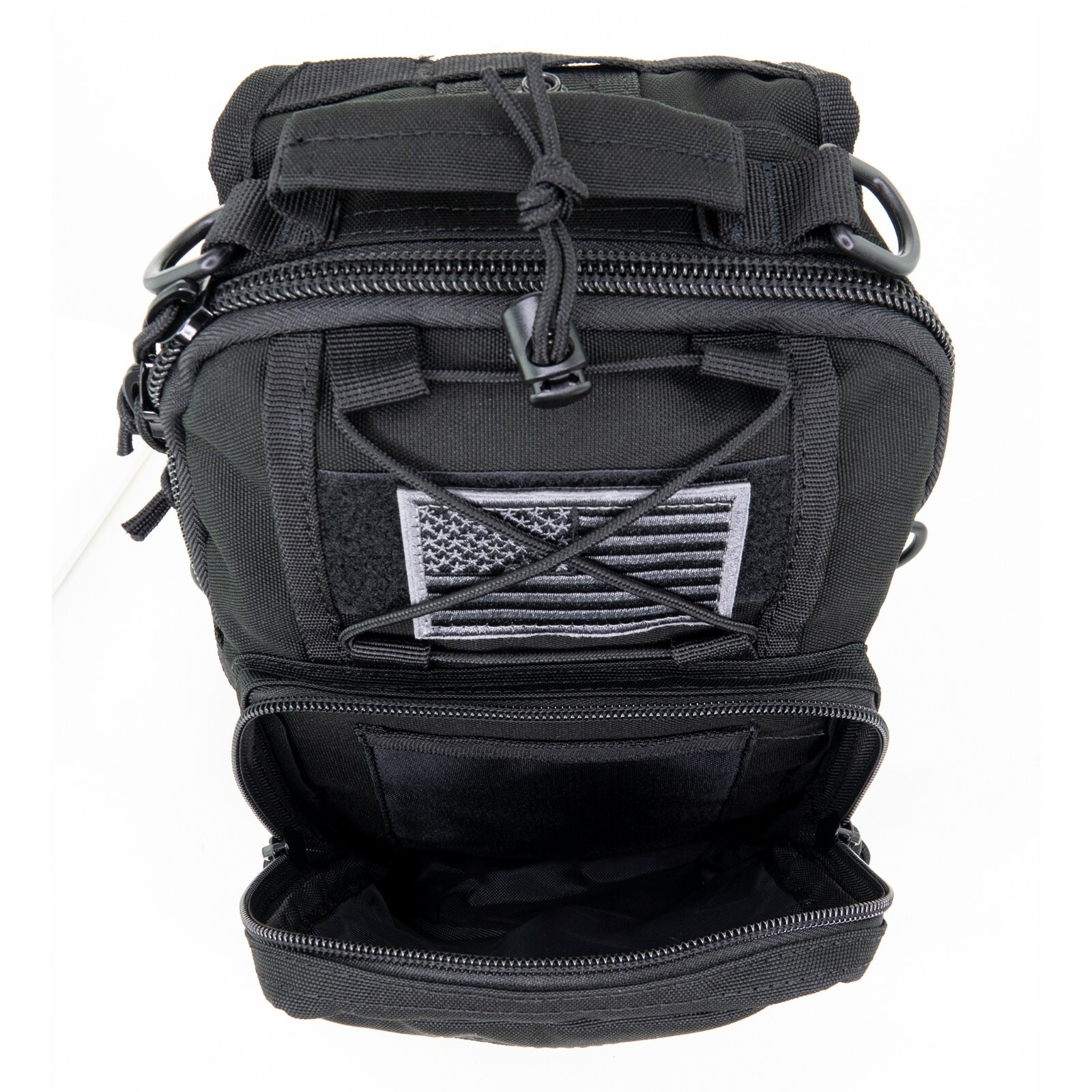 LINE2design First Aid Sling Backpack – EMS Emergency Medical Molle Bag – Black