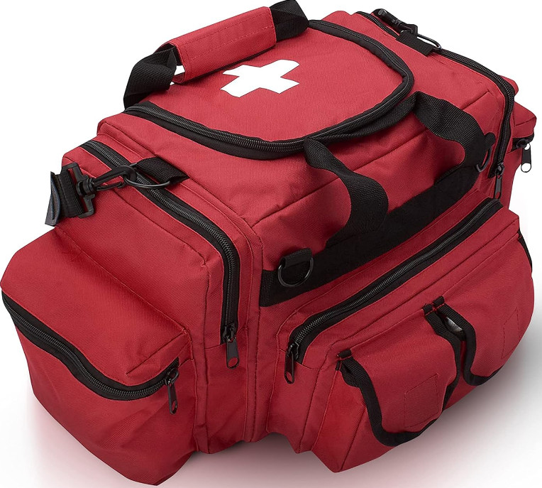 First Aid Responder Emergency Medical EMS/EMT Trauma Deluxe Hospital Travel Bag