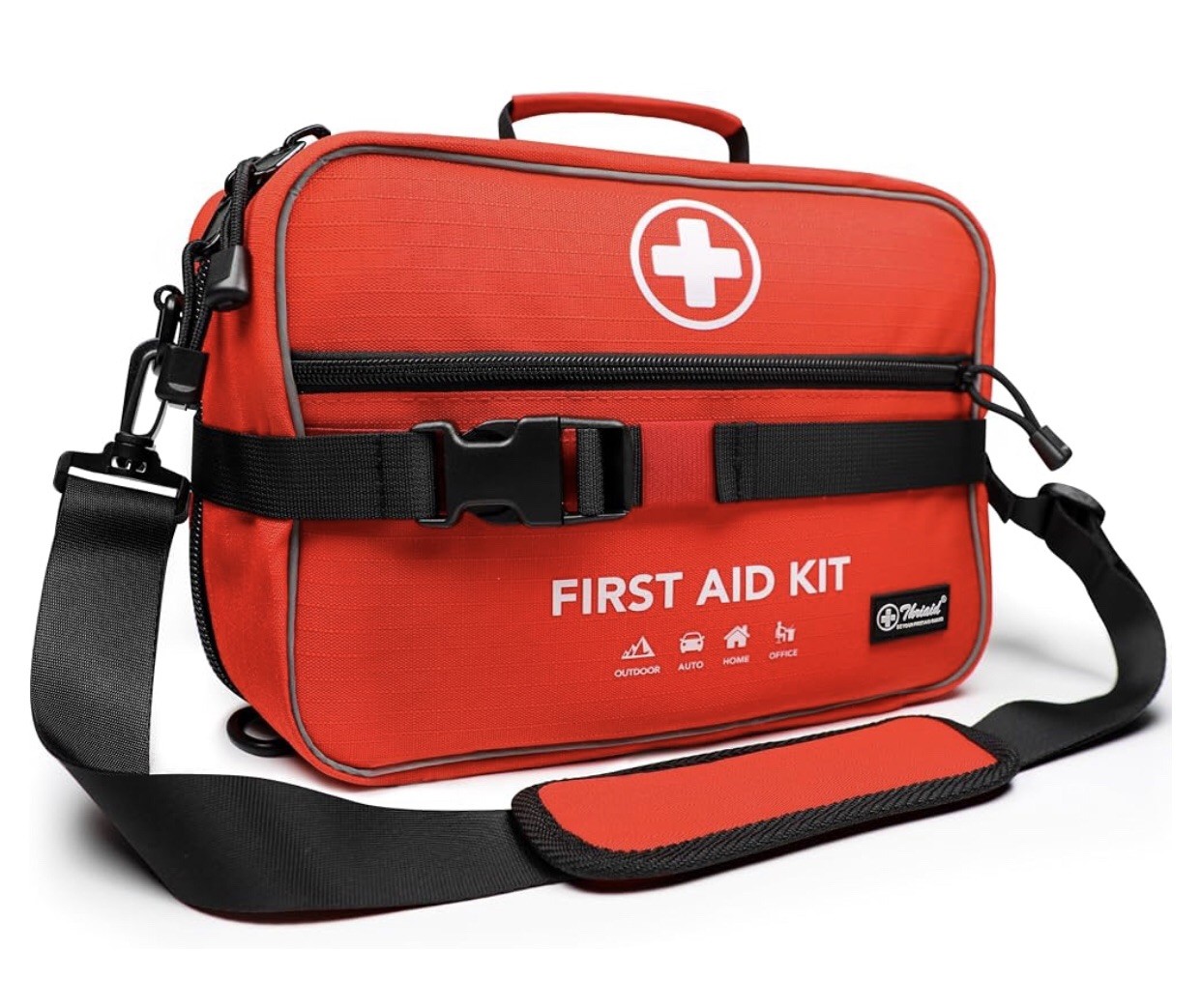 430 Piece First Aid Kit, Well-Organized Premium Waterproof Compact Trauma Medica
