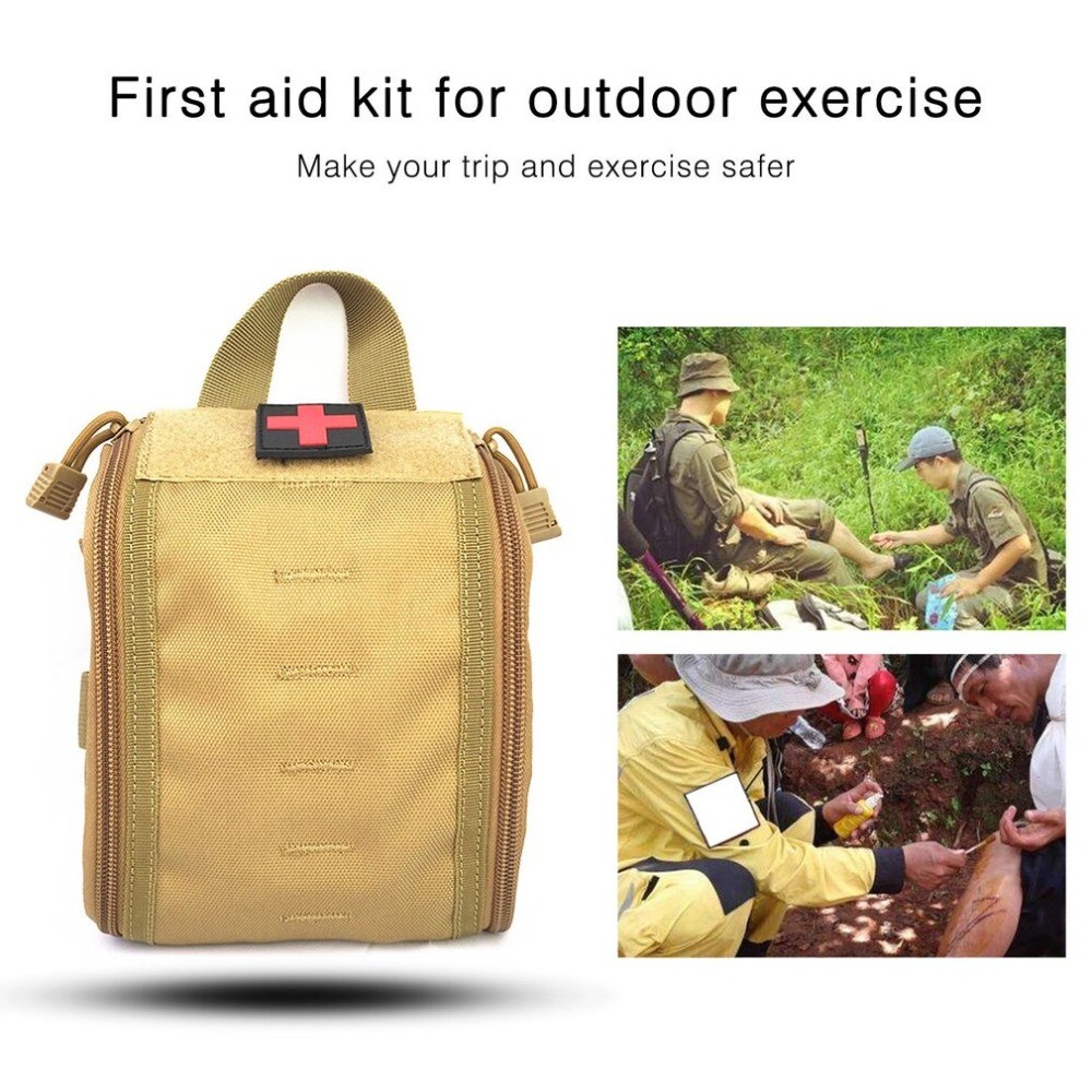 Tactical Molle First Aid Kid Utility Medical Bag Waist Pack Survival Medic Bag