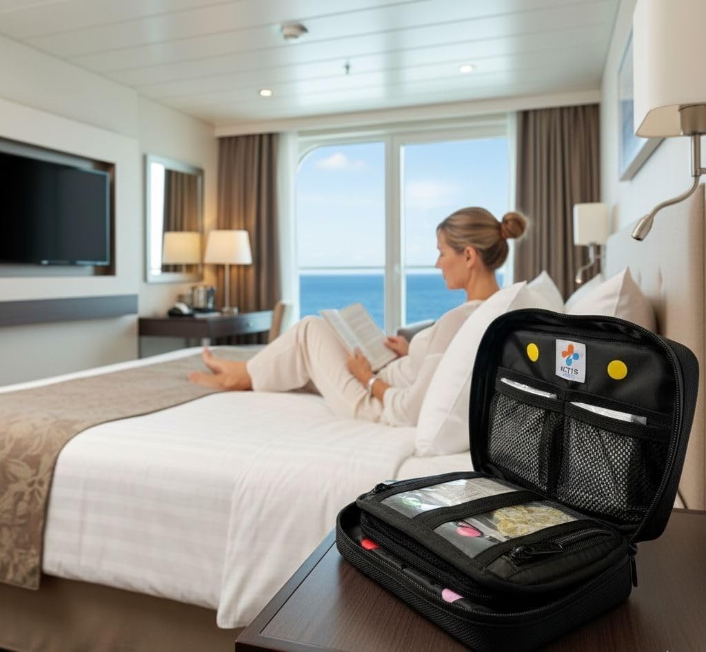 Emergency Medical Kit for Students & Travelers – TSA Approved with 20 Medicines