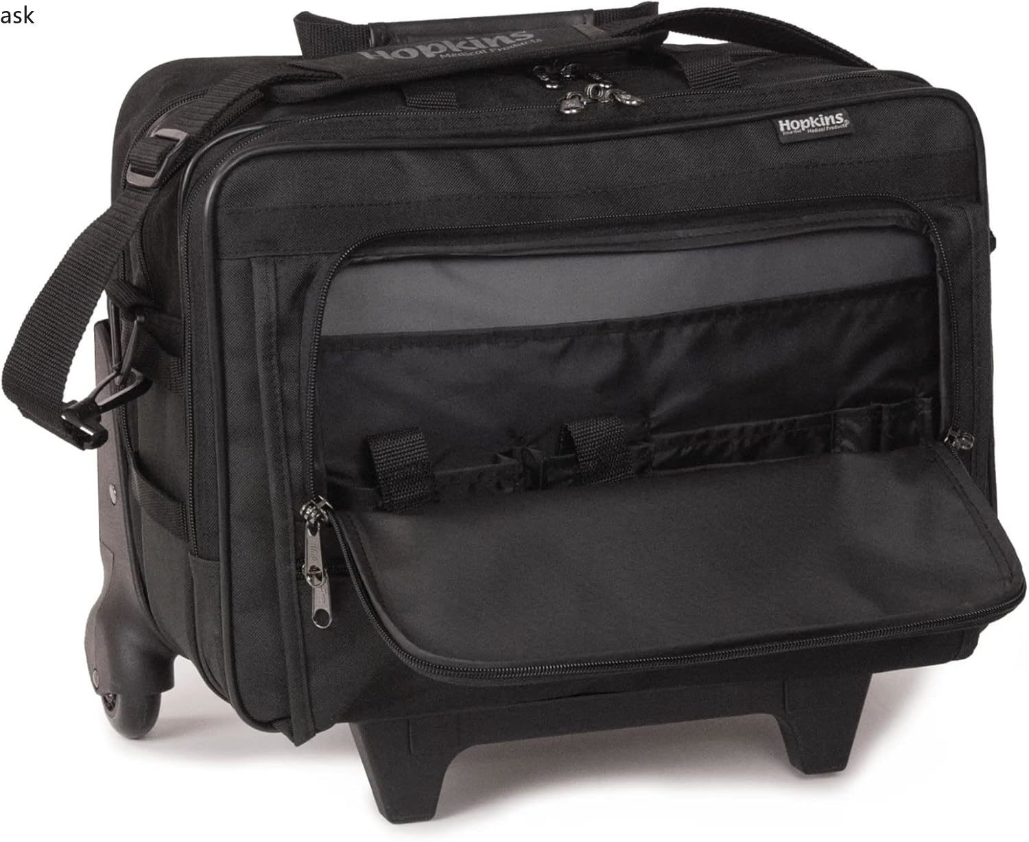 Hopkins Medical Products Rolling Executive Home Healthcare Bag:Premium Organizer