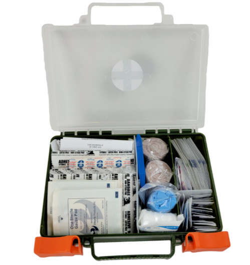 ELITE FIRST AID Essential First Aid Kit Lvl-2 STOCKED Medic Survival Camp Hunt