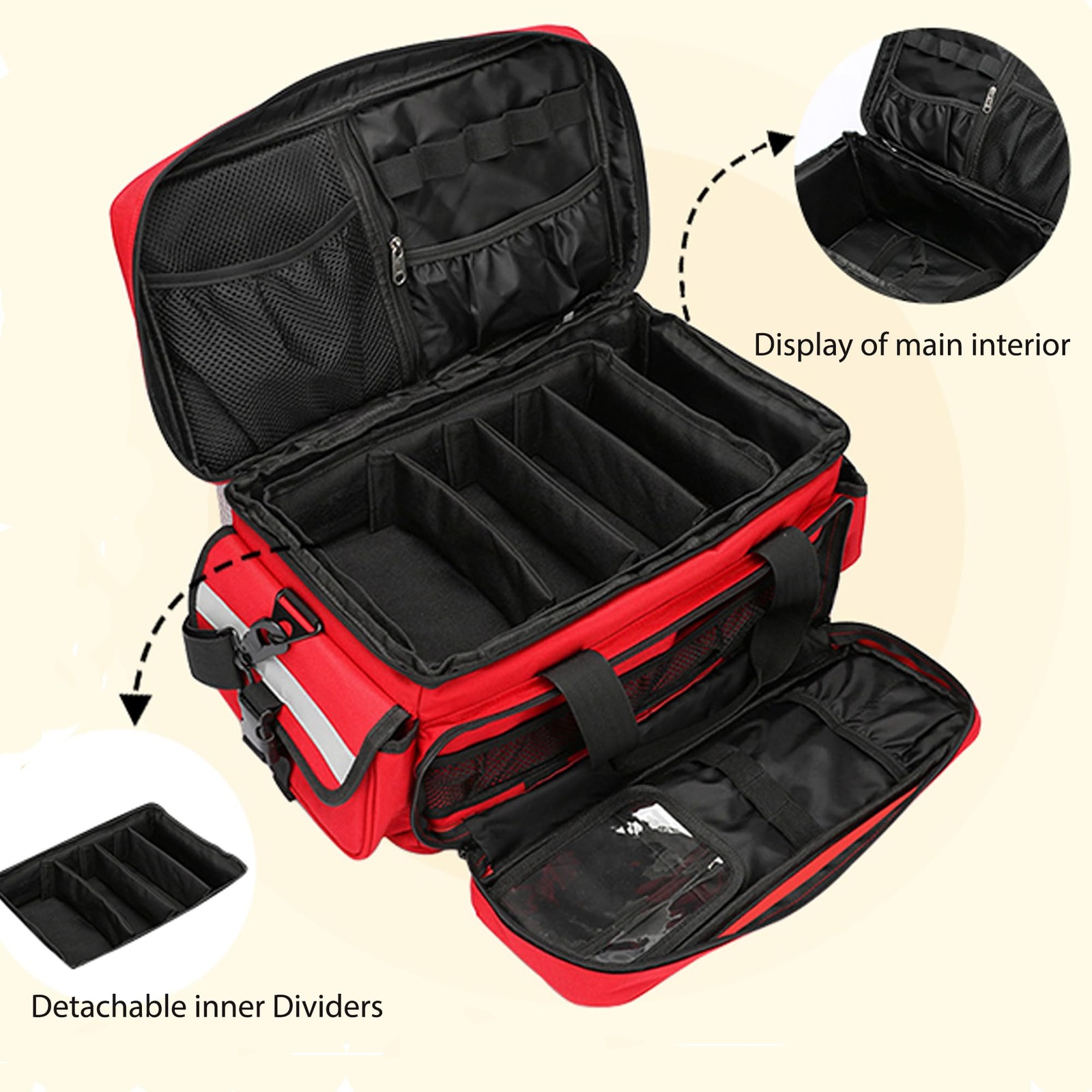 Medical Bag,First Aid Bag,First Responder Bag for Trauma,Emergency Bag Medica…