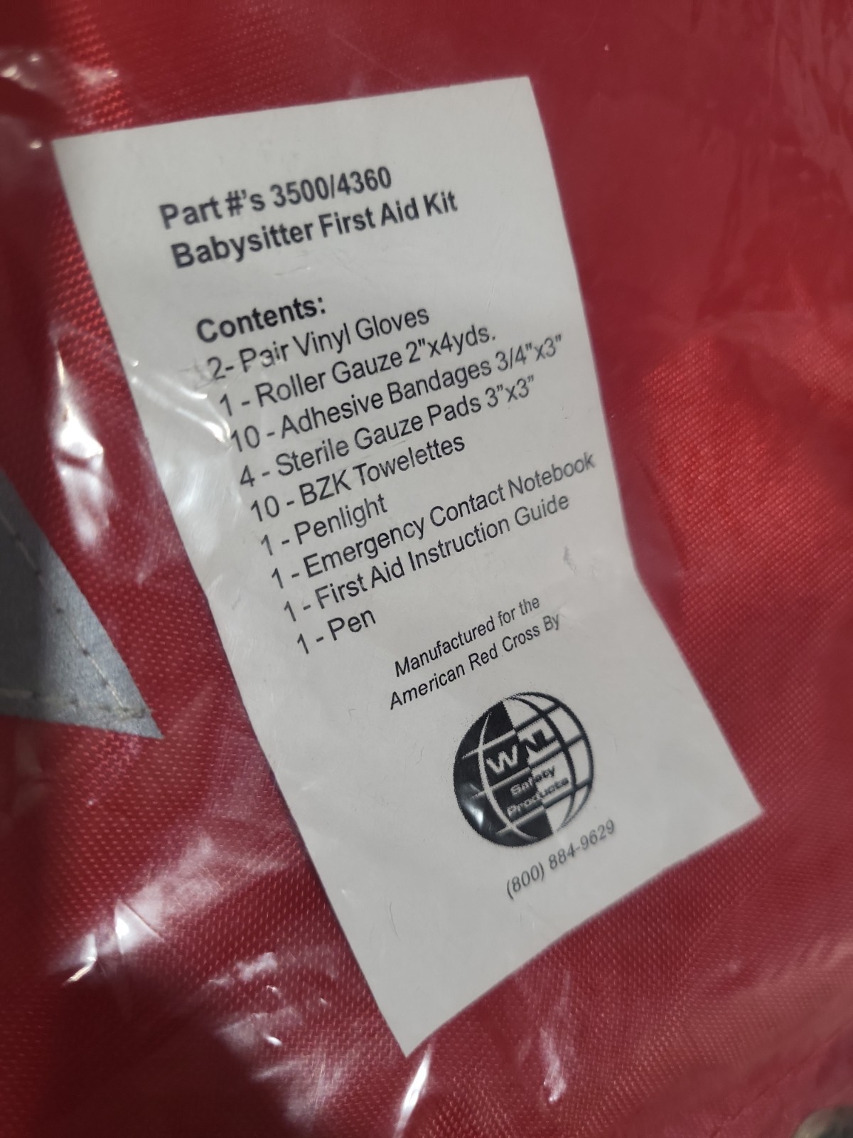 American Red Cross babysitter First Aid Kit, 32 Pc, ++ ARC