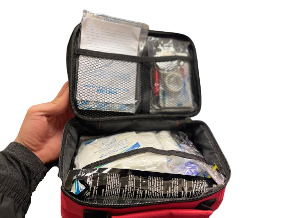 2-in-1 First Aid Kit (120 Piece) Pieces First Aid Kit Compact, Lightweight