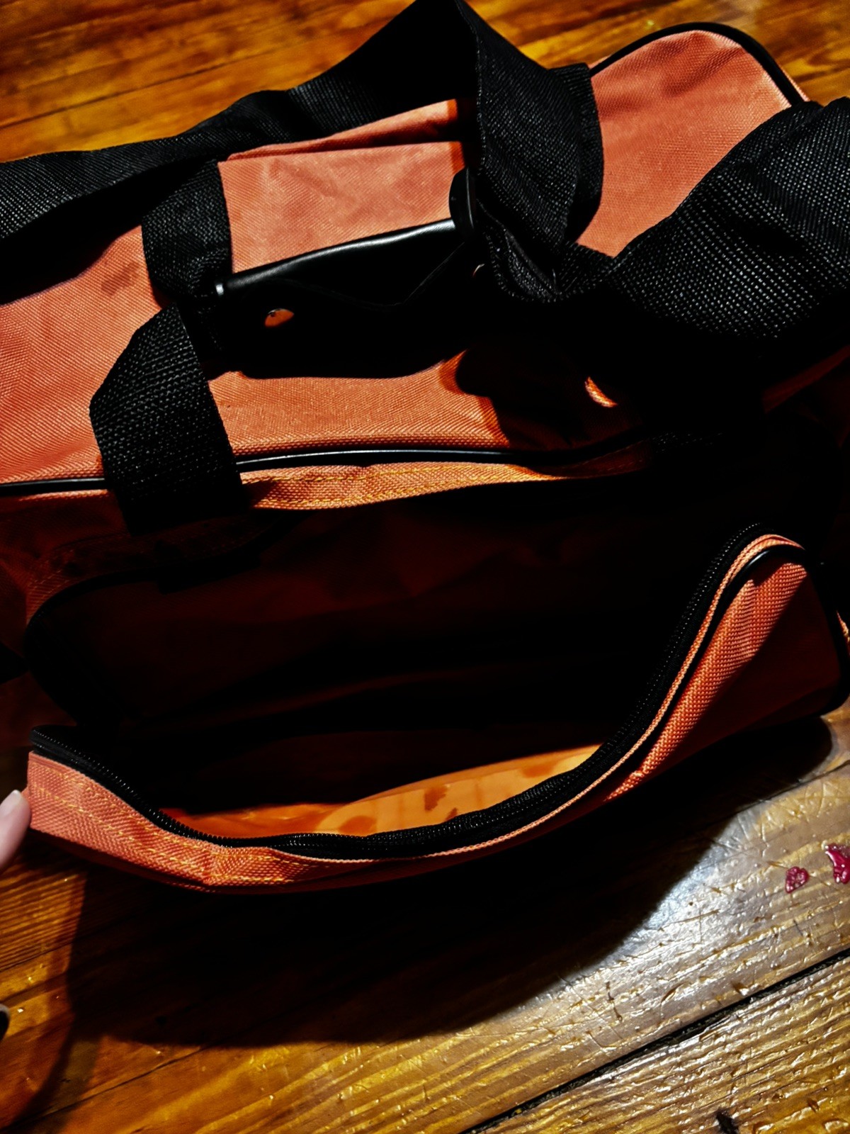 Cintas First Aid Safety Orange Mini Storage Pouch Bag Zipper Container