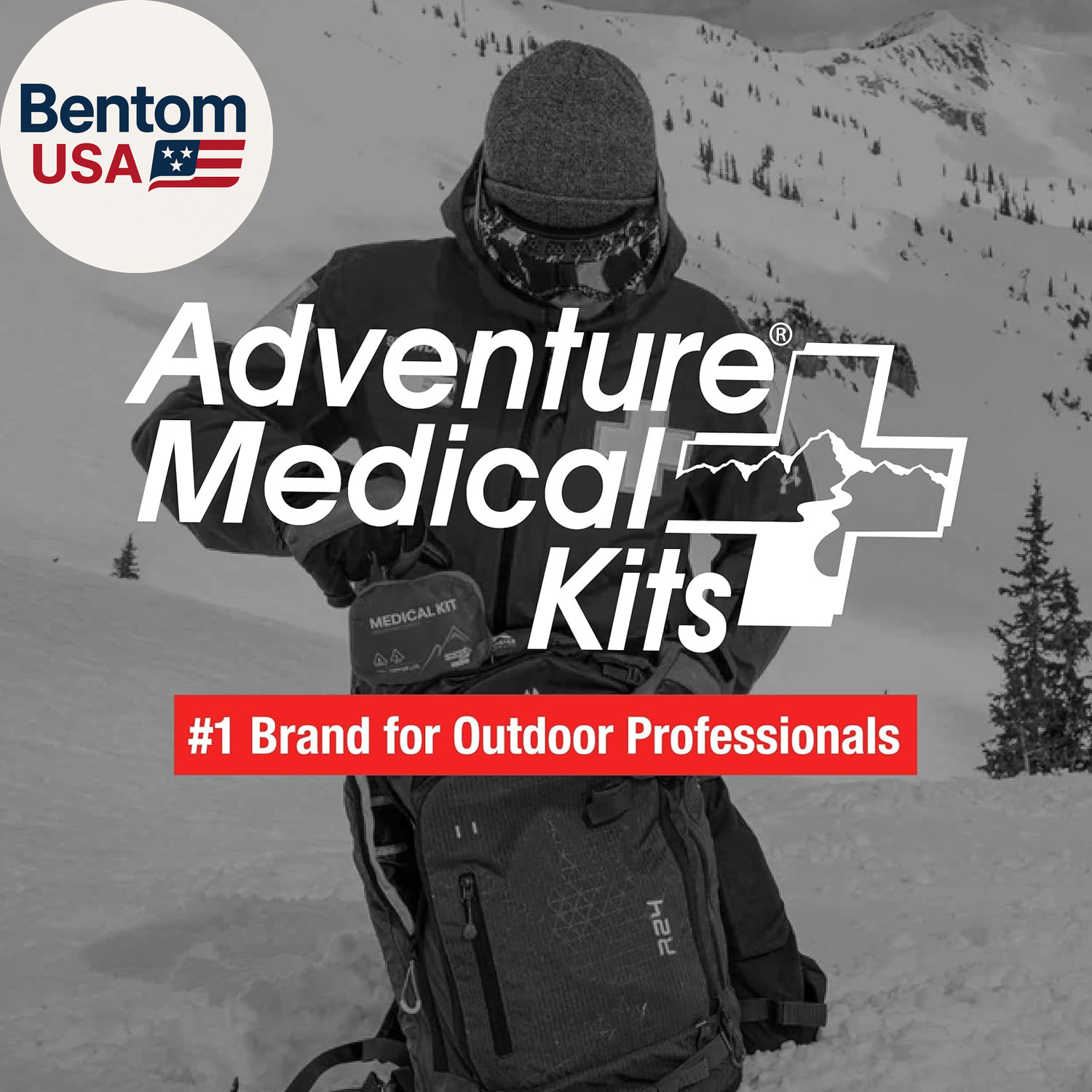 Mountain Series Medical Kit (Day Tripper Lite) – 59 Pieces, Blue/Orange, One Siz