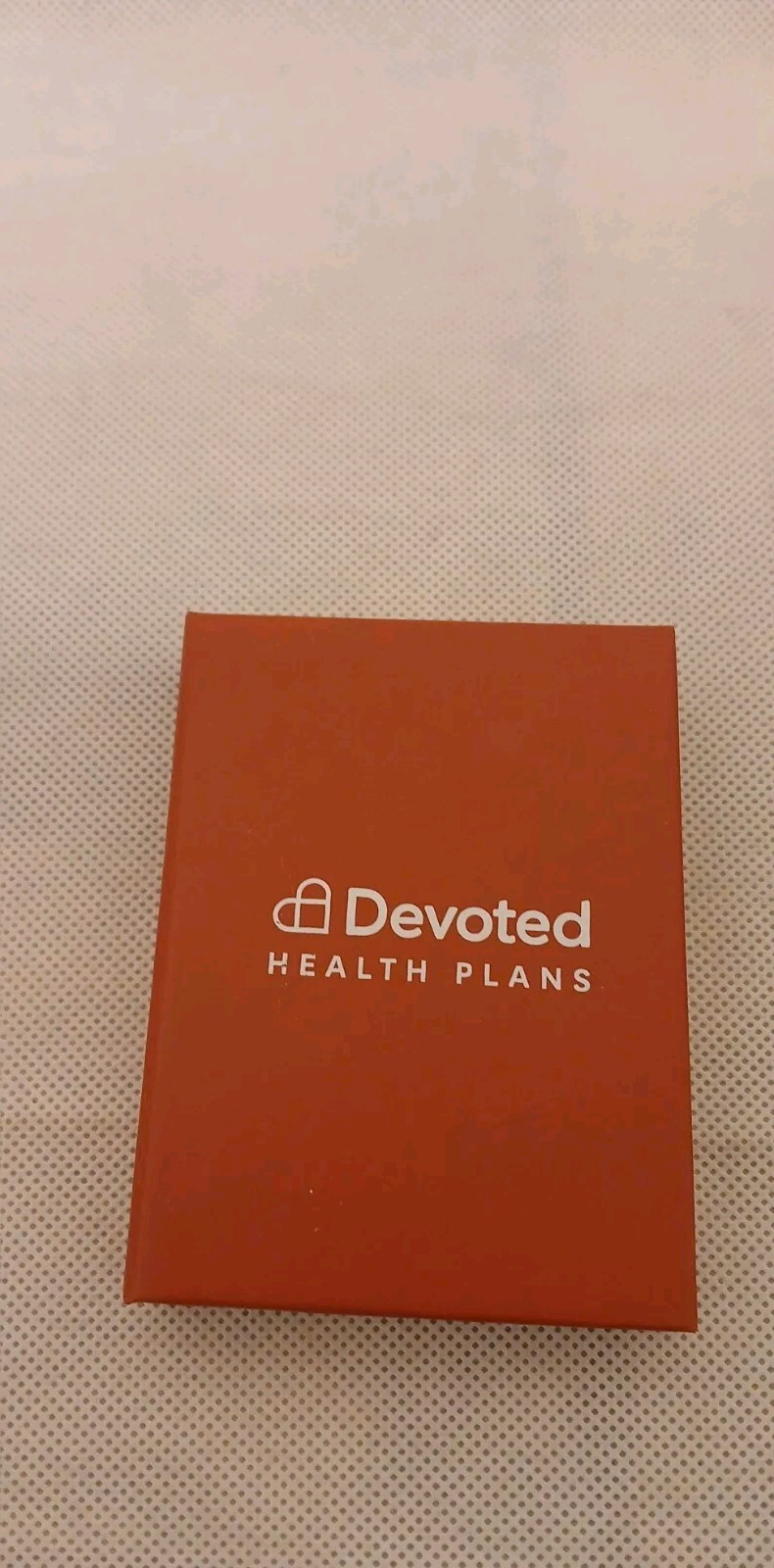 Red Devoted Health Plans Provider Bag Lot, Fanny Pack, Hardcover Notepad Kit