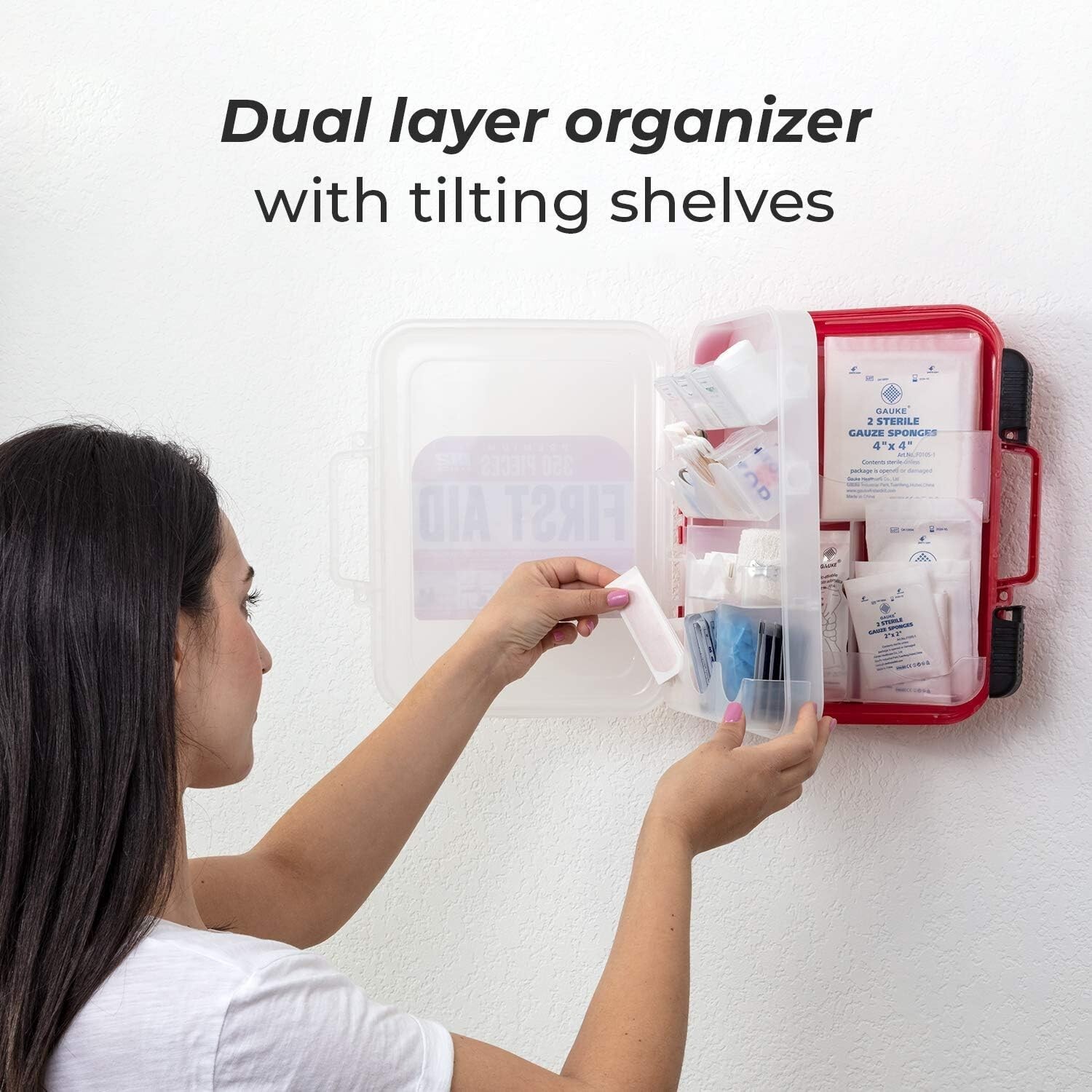 350 Piece Professional First Aid Kit | Wall Mountable, Durable & Comprehensive