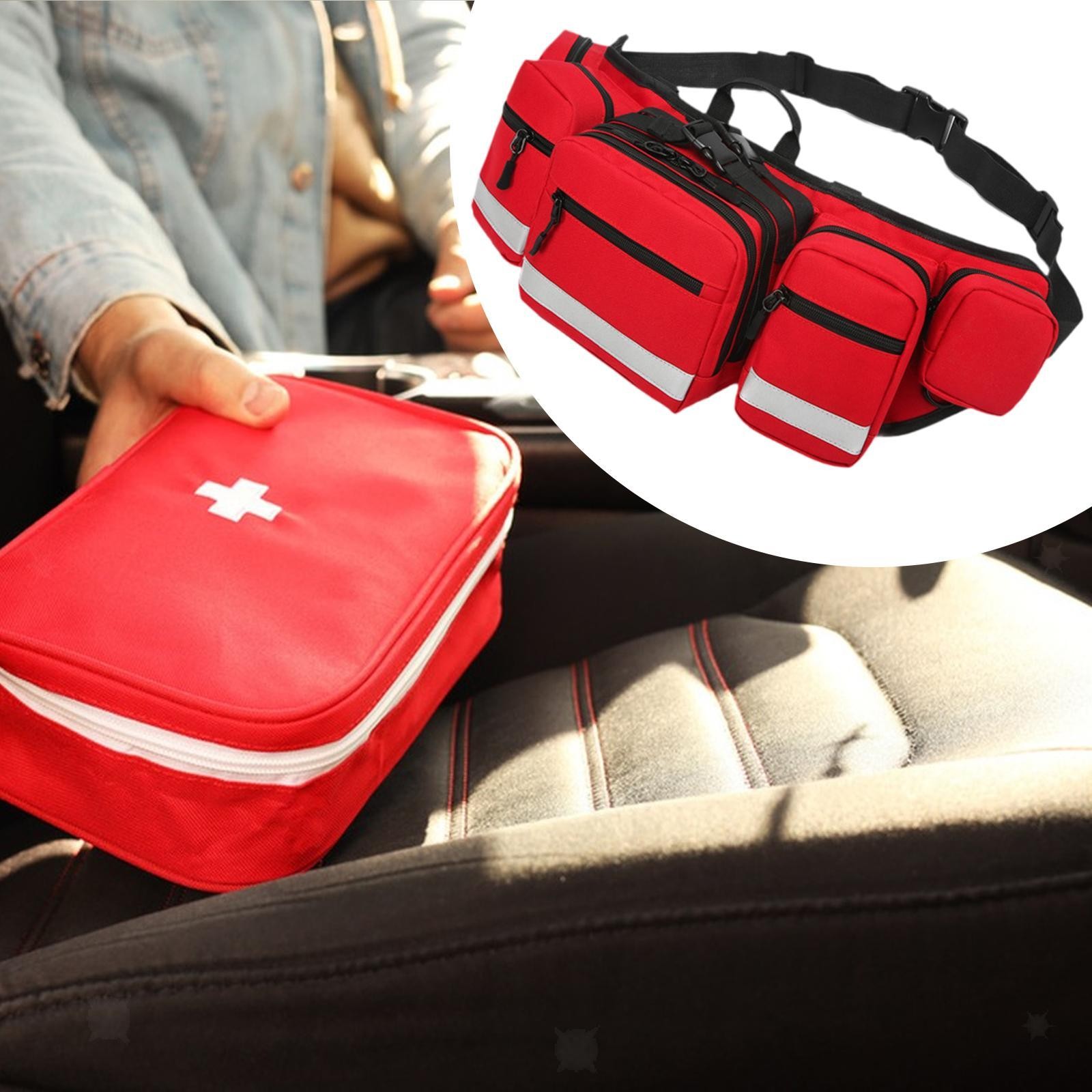 First Aid Waist Bag Emergency Waist Pack for Travel Hiking Outdoor Sports