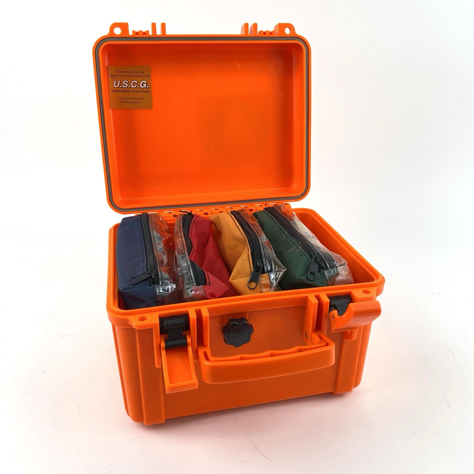 Medical Sea Pak The Last Word USCG First Aid Kit in Orange Otter Box