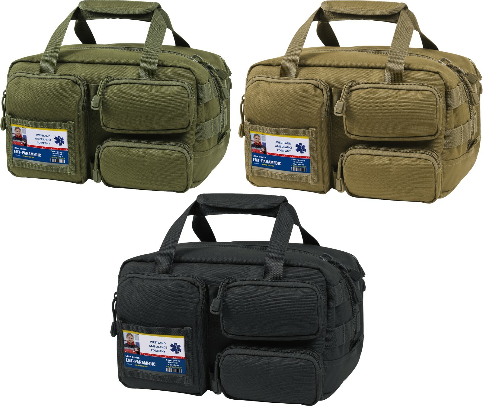 75 Pcs Tactical Trauma Kit First Aid Emergency Carry Bag First Aid Supplies