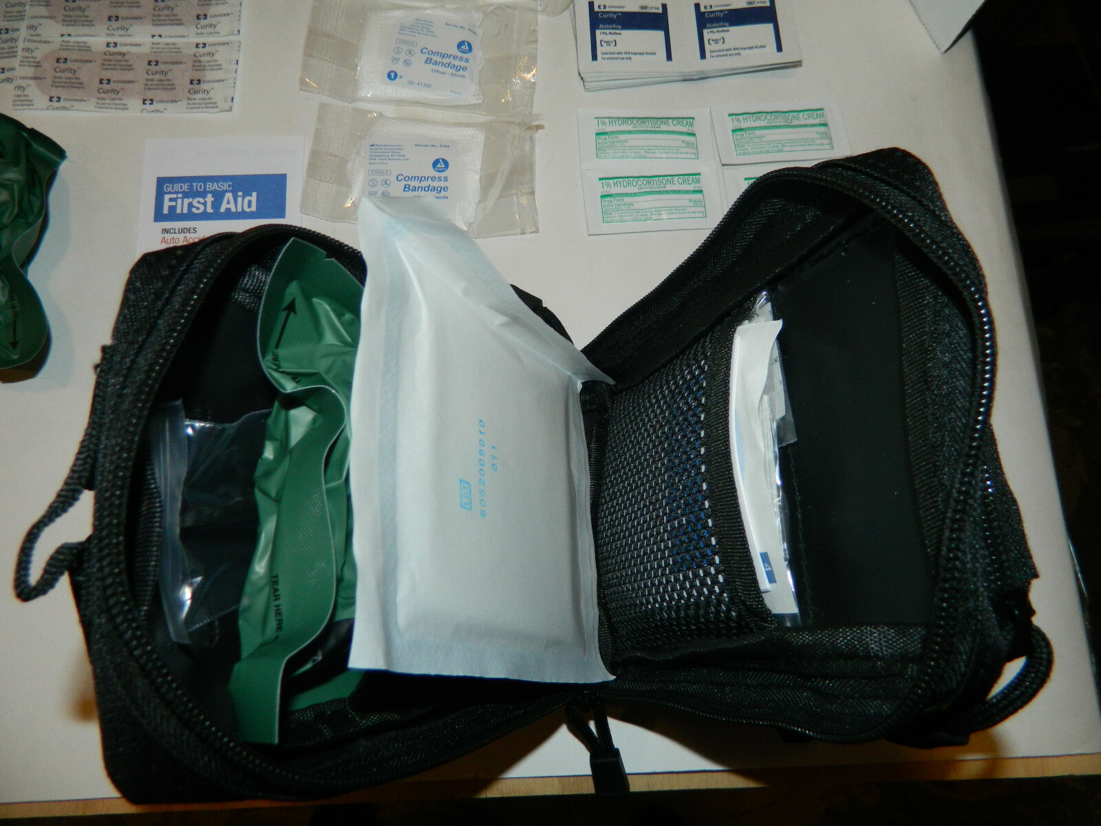 Compact Tactical First Aid Bag Tactical Molle Pouch with 3 Pockets Black