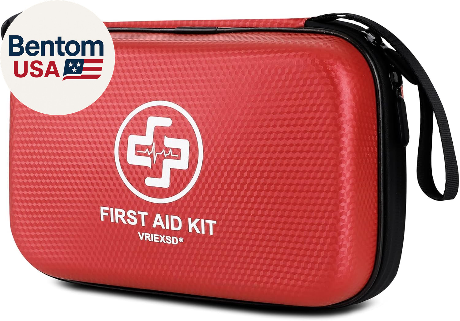 Premium First Aid Kit, 320 Piece Waterproof Hard Shell Eva First Aid Kit for Hom