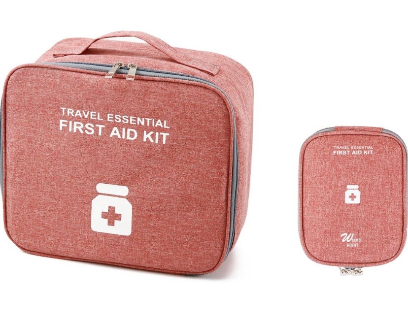 Travel First Aid Kit. Family & Child Medicine Cruise & Travel Kit -203 Pieces