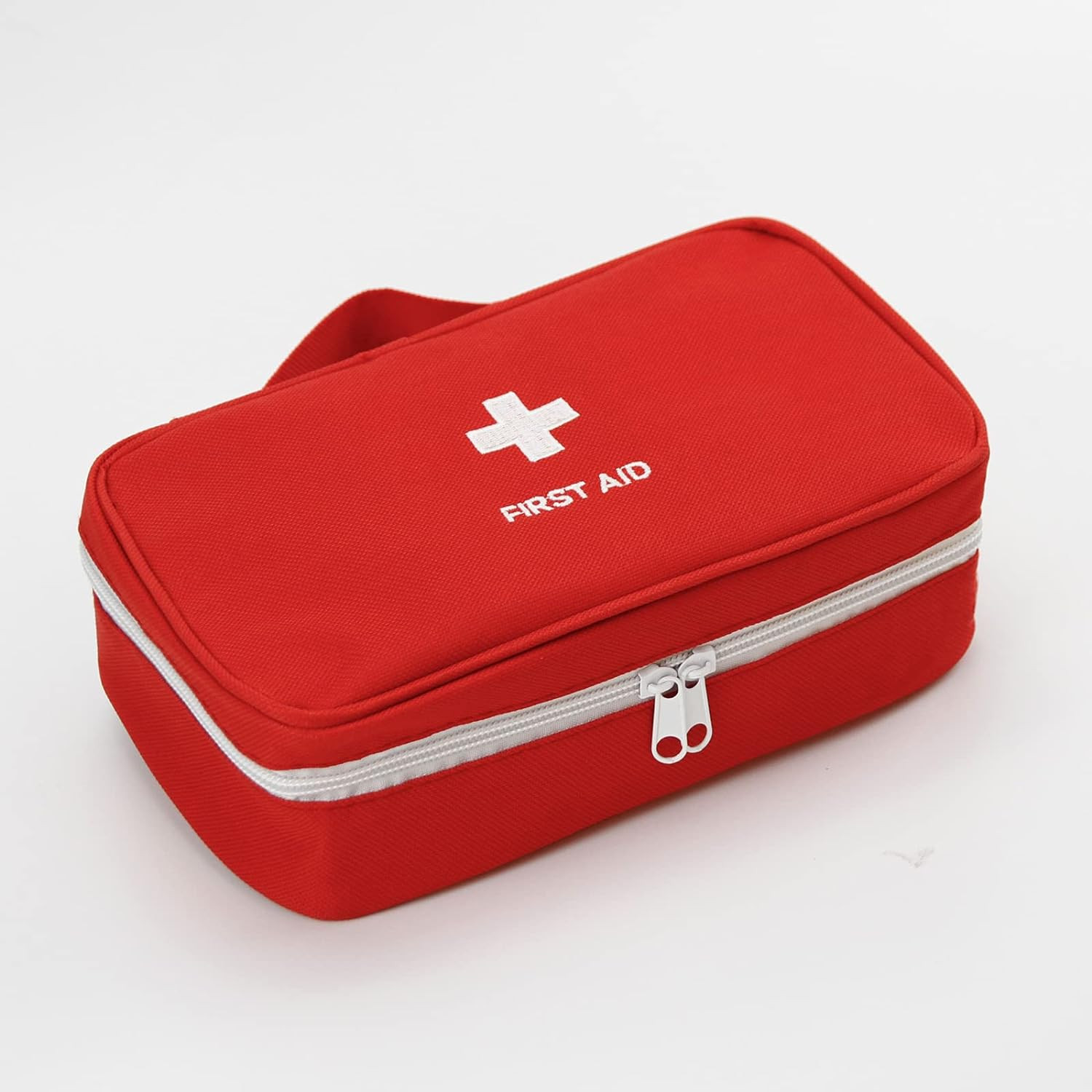 Portable Empty First Aid Kit Bag, Travel Medicine Pouch, Small Medical Bag (Blue