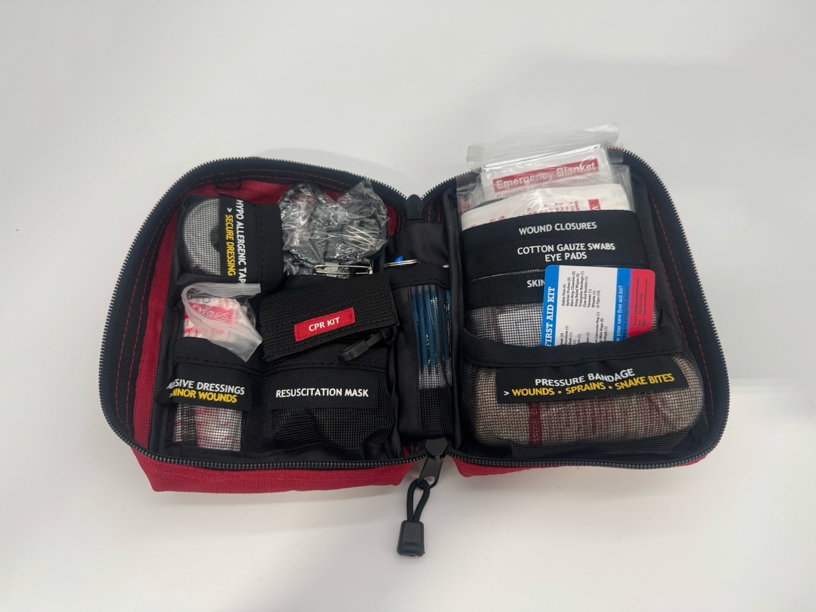 98 Pcs Premium Survival First Aid Kit – Medical Emergency Kit for Travel