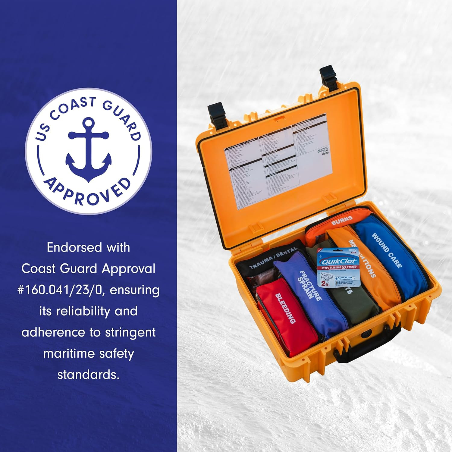 Adventure Medical Kits Marine Series Medical Kit – 3500 – Boat First Aid Kit for