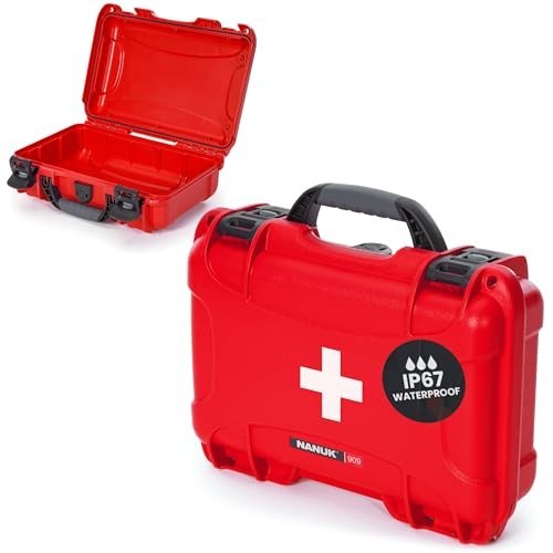 Waterproof First Aid Box – Durable Medical Organizer Case, IP67 Dustproof & Impa