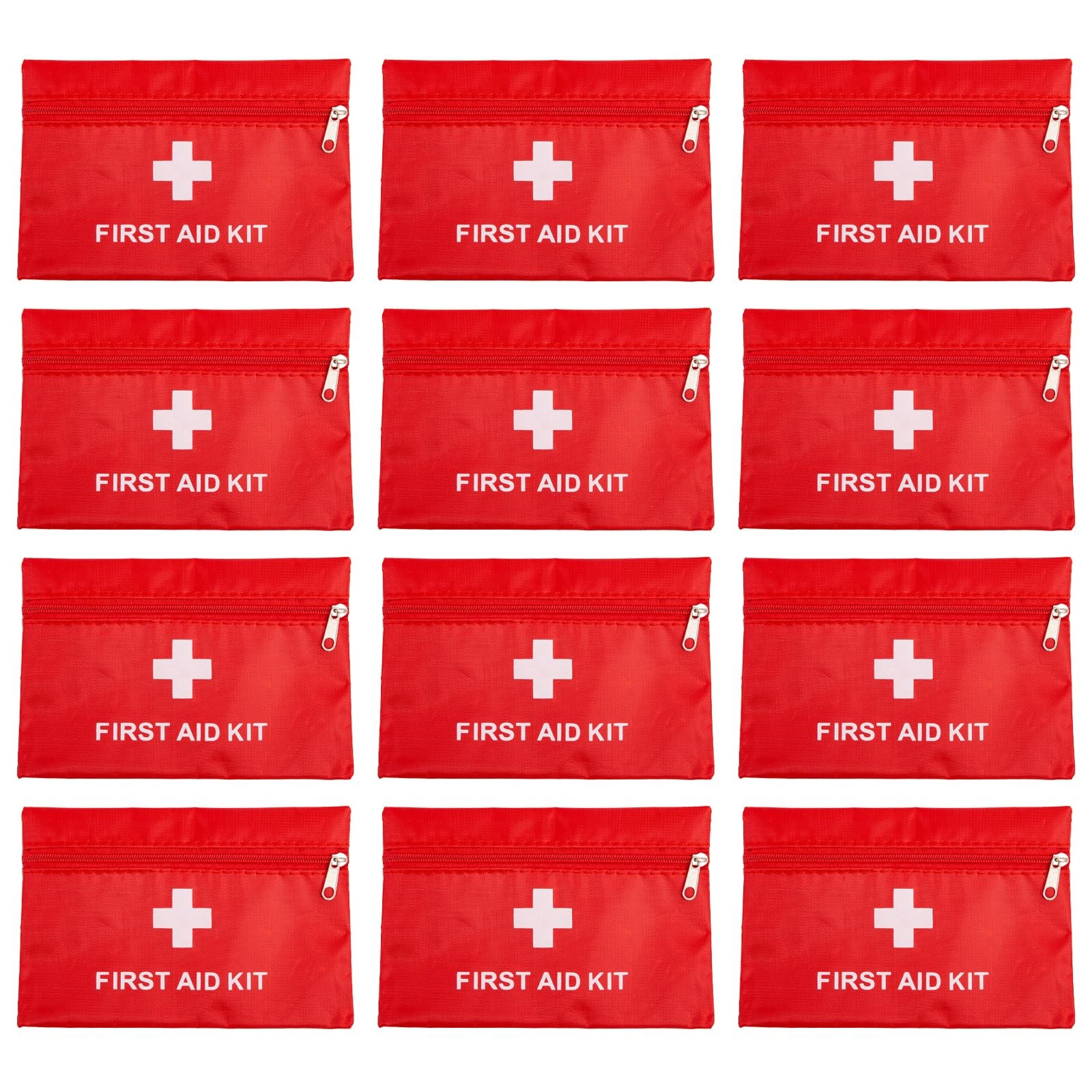 First Aid Bag Empty,Mini First Aid Pouch Empty,Mini First Aid Kit Bulk,Zipper…