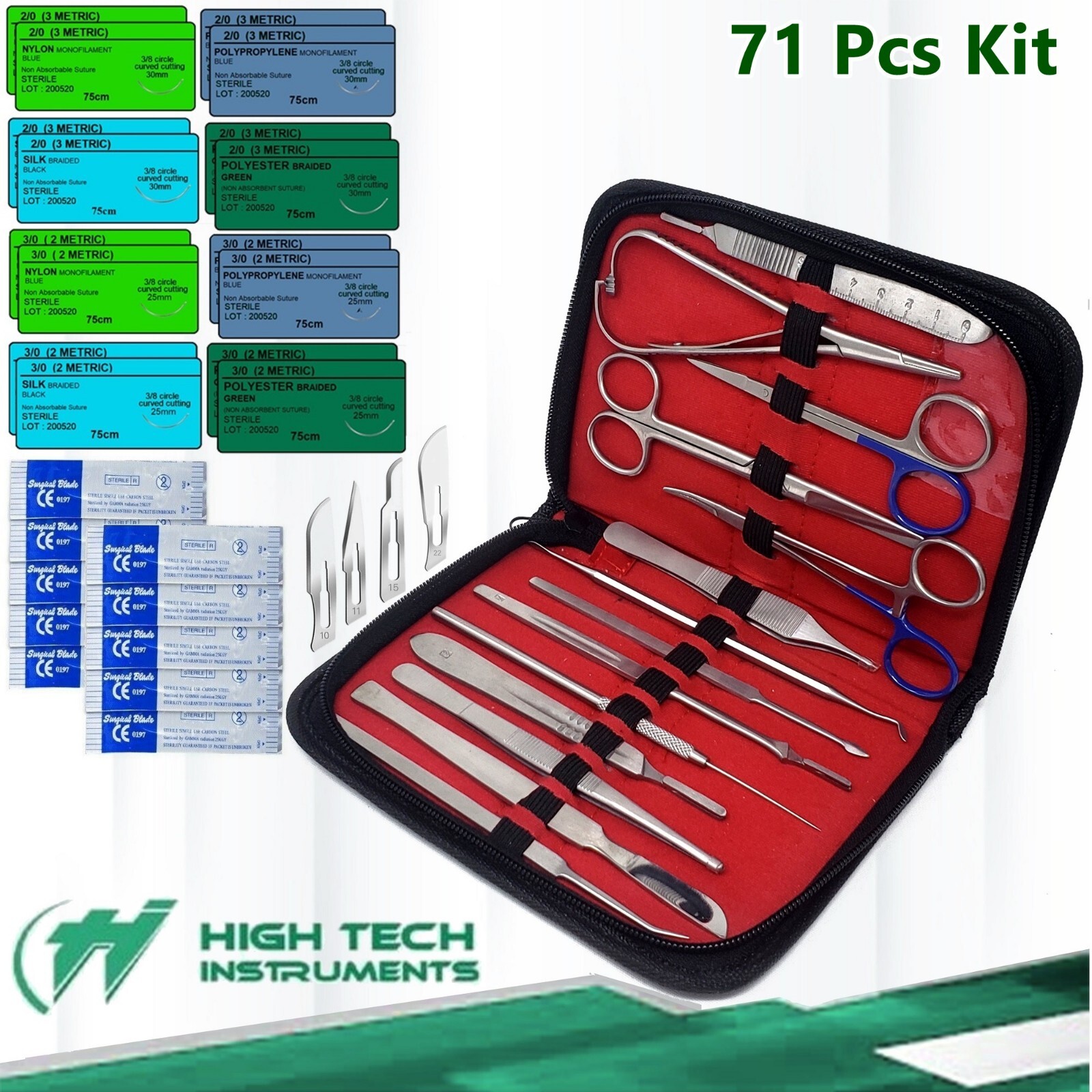 Emergency Trauma Tactical First Aid Survival Training Kit Portable Car Boat Home