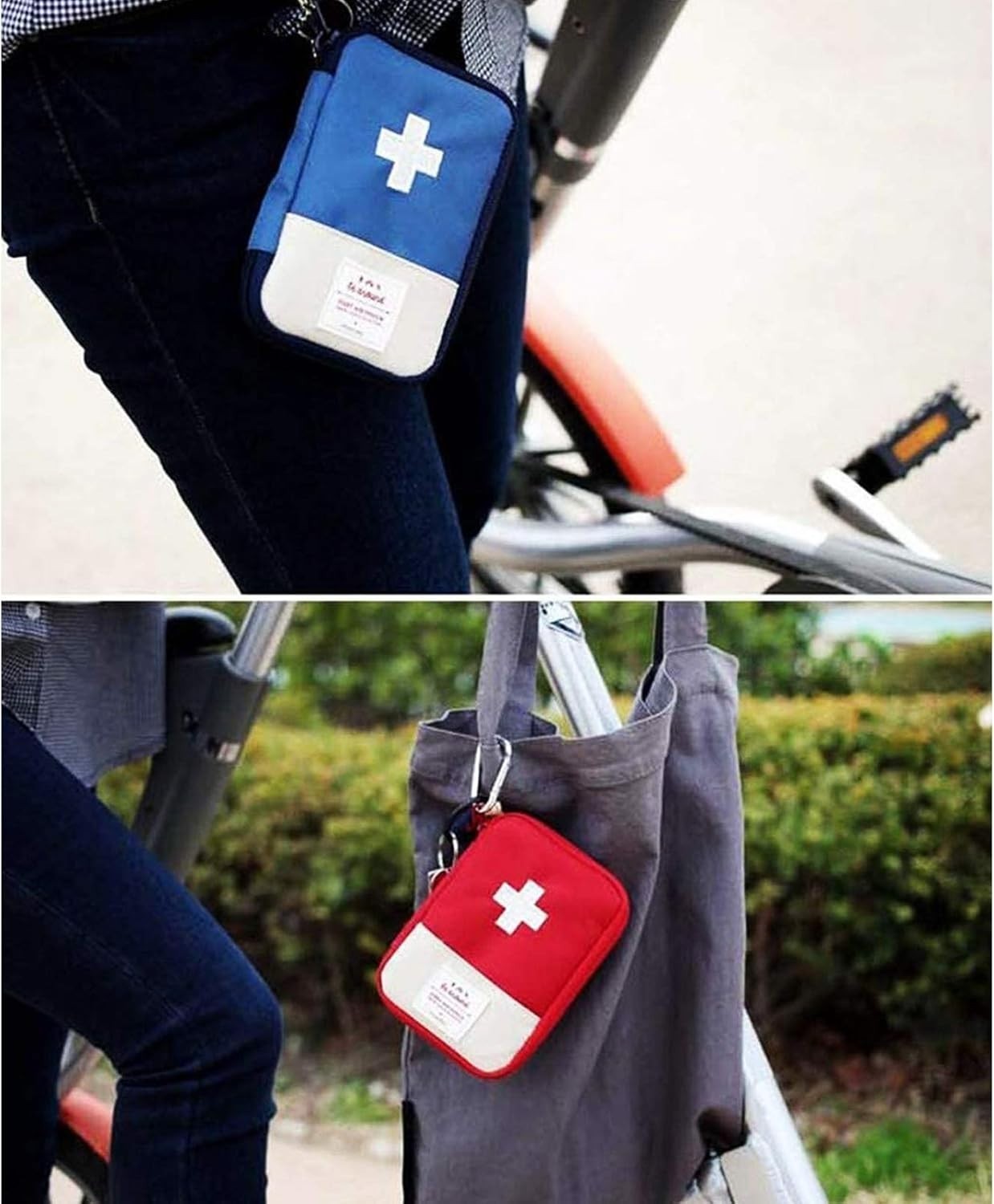 First Aid Bag – First Aid Kit Bag Empty for Home Outdoor Travel Camping Hikin…