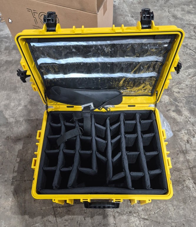 TCP MedShield medical cases yellow waterproof MED300RPD-Y