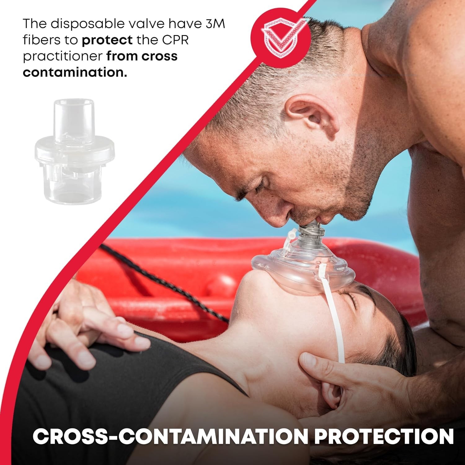 Portable CPR Rescue Mask Kit – Essential for Emergency Preparedness & Training