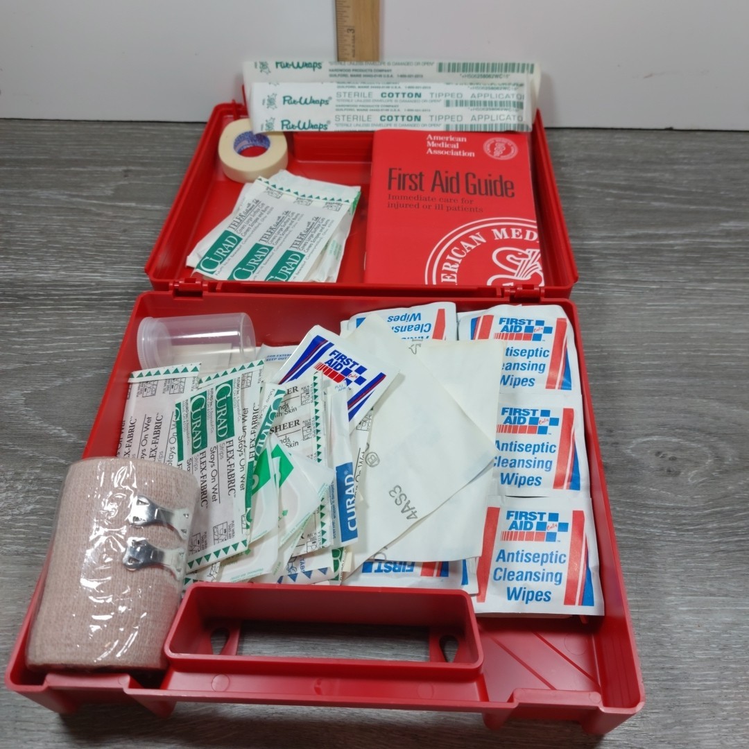 Complete 120 Piece First Aid Kit from a 1998 Chevrolet Lumina
