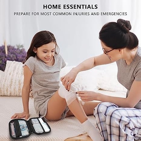 Compact 120-Piece Waterproof First Aid Kit – Ideal for Home, Travel & Outdoors