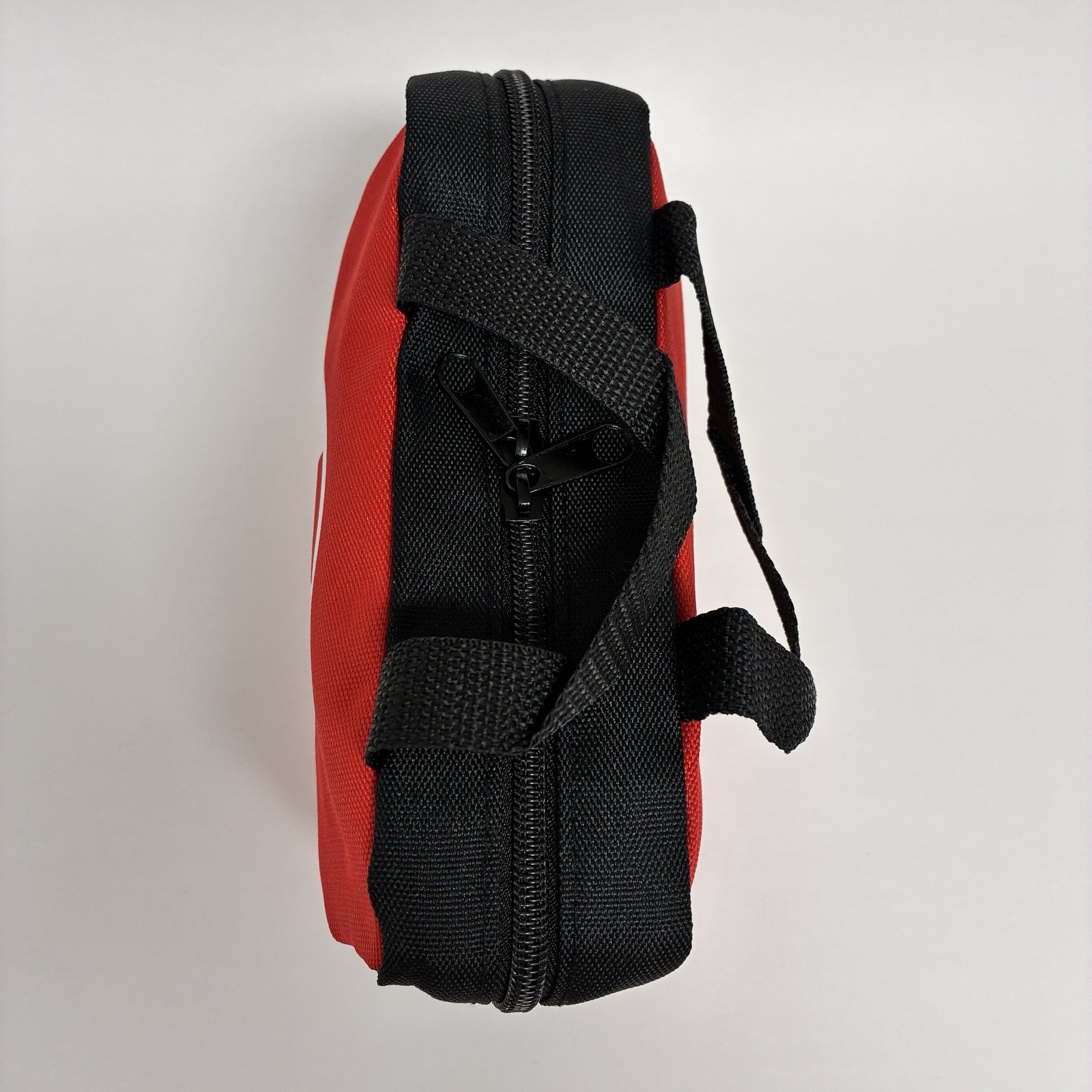 First Aid Kit BAG EMPTY Case Zipper Pouch RED BLACK Johnson and Johnson | NEW