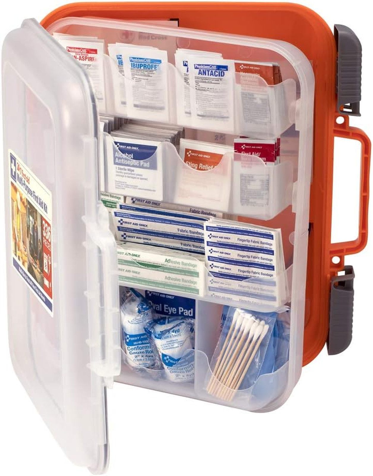 First Aid Kit All Purpose 100 Person Emergency Medical Supplies in Plastic Case