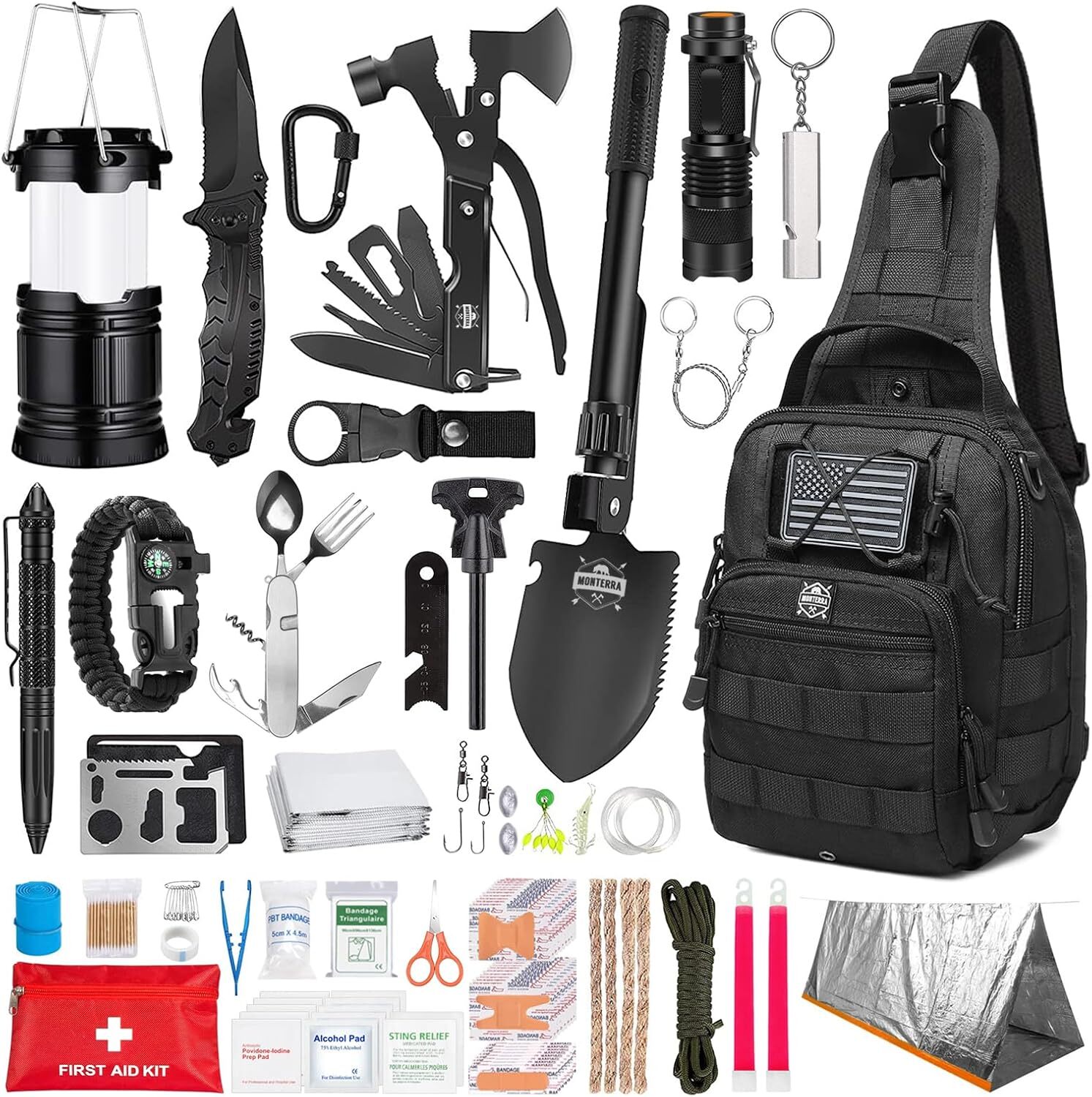Kit Primeros Auxilios De Supervivencia 265 Pcs Emergencia Para Exterior Coches D