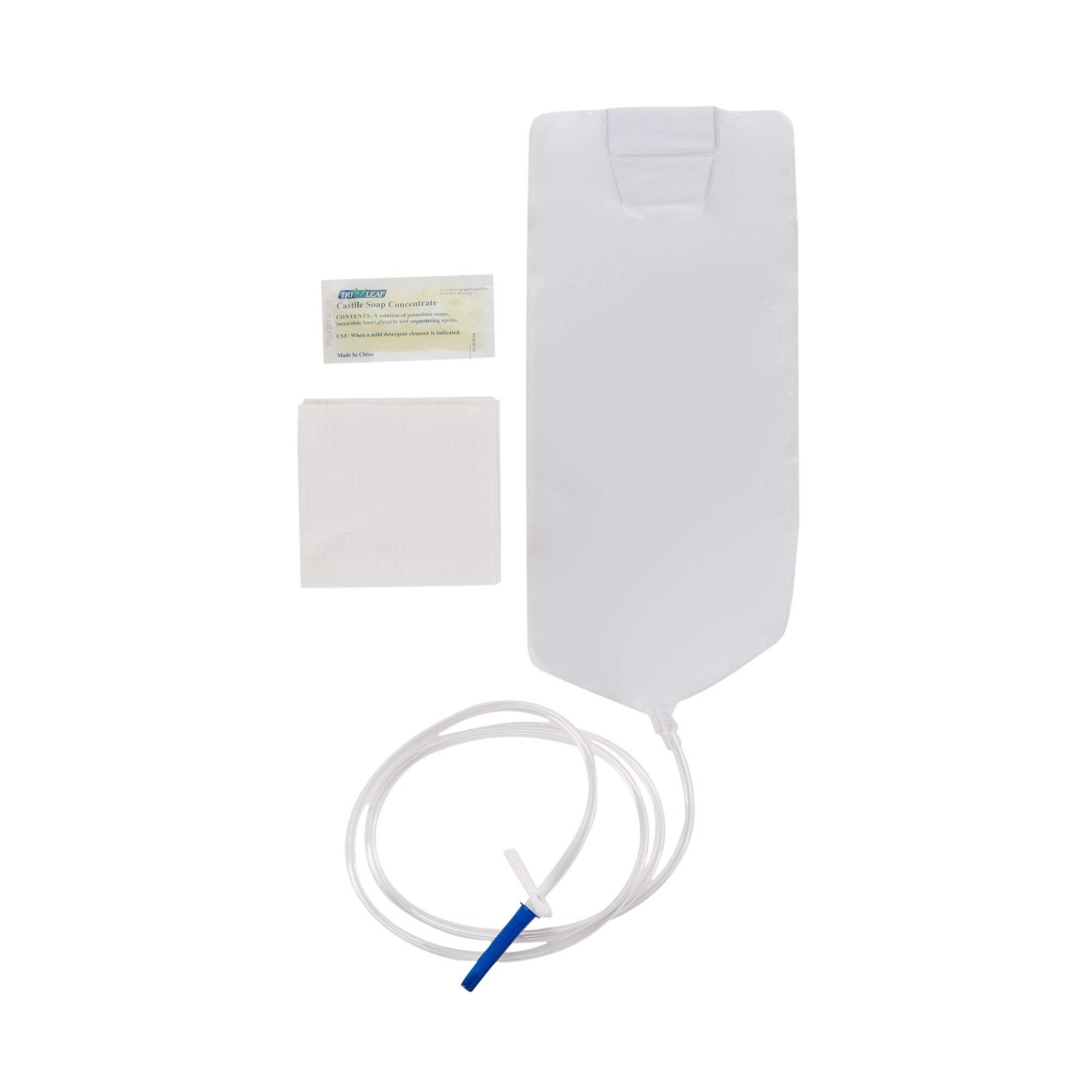 McKesson Enema Bag Set, Non-Sterile, Single Use, Disposable, 50 Count Navy