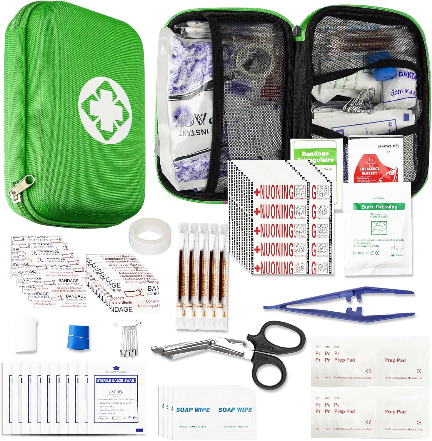 276PCS First Aid Kit Home Car Camping Hiking Emergency Supplies Small Compact Lo