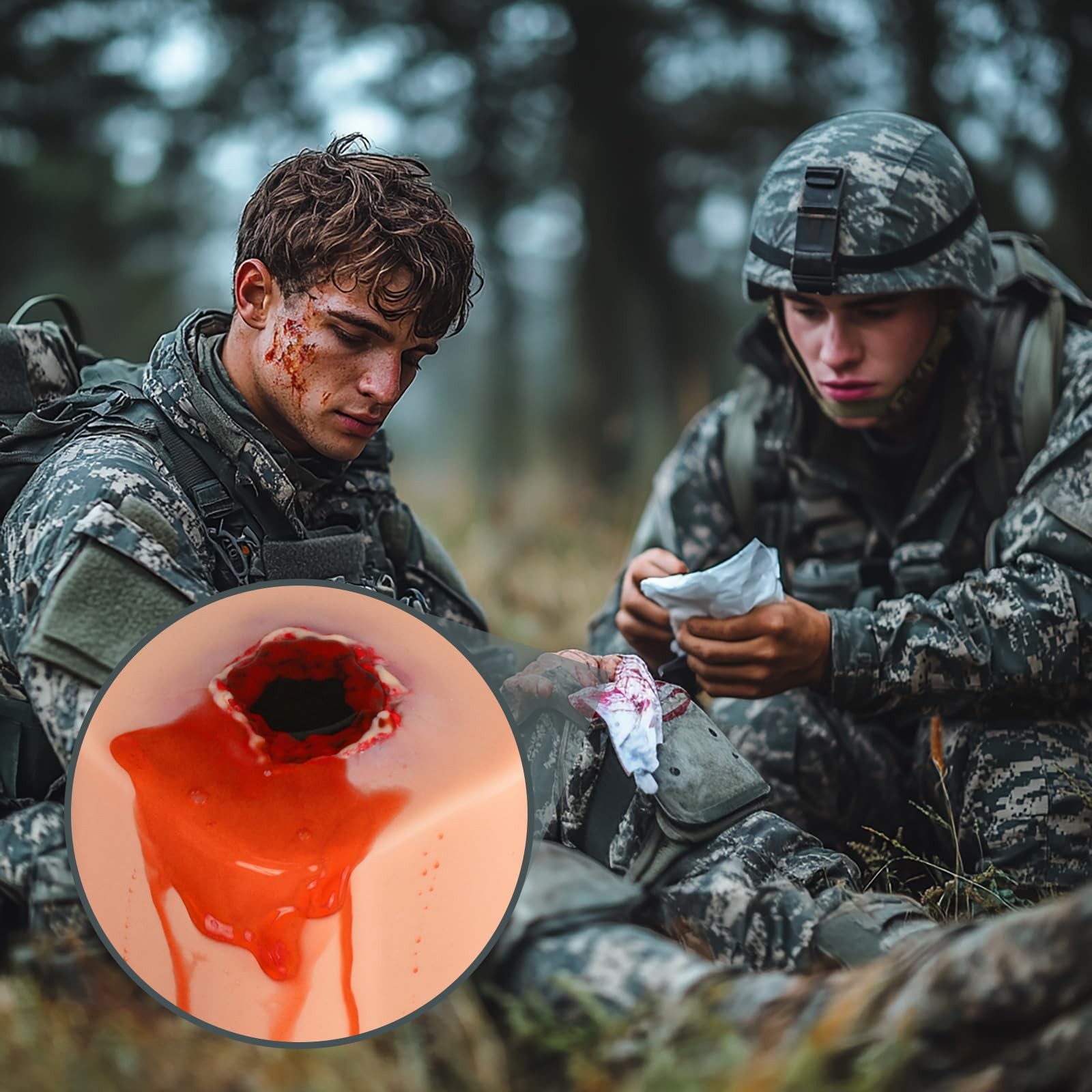 Wound Packing Trainer Kit, Stop The Bleed Training Kit for Hemorrhage Control…