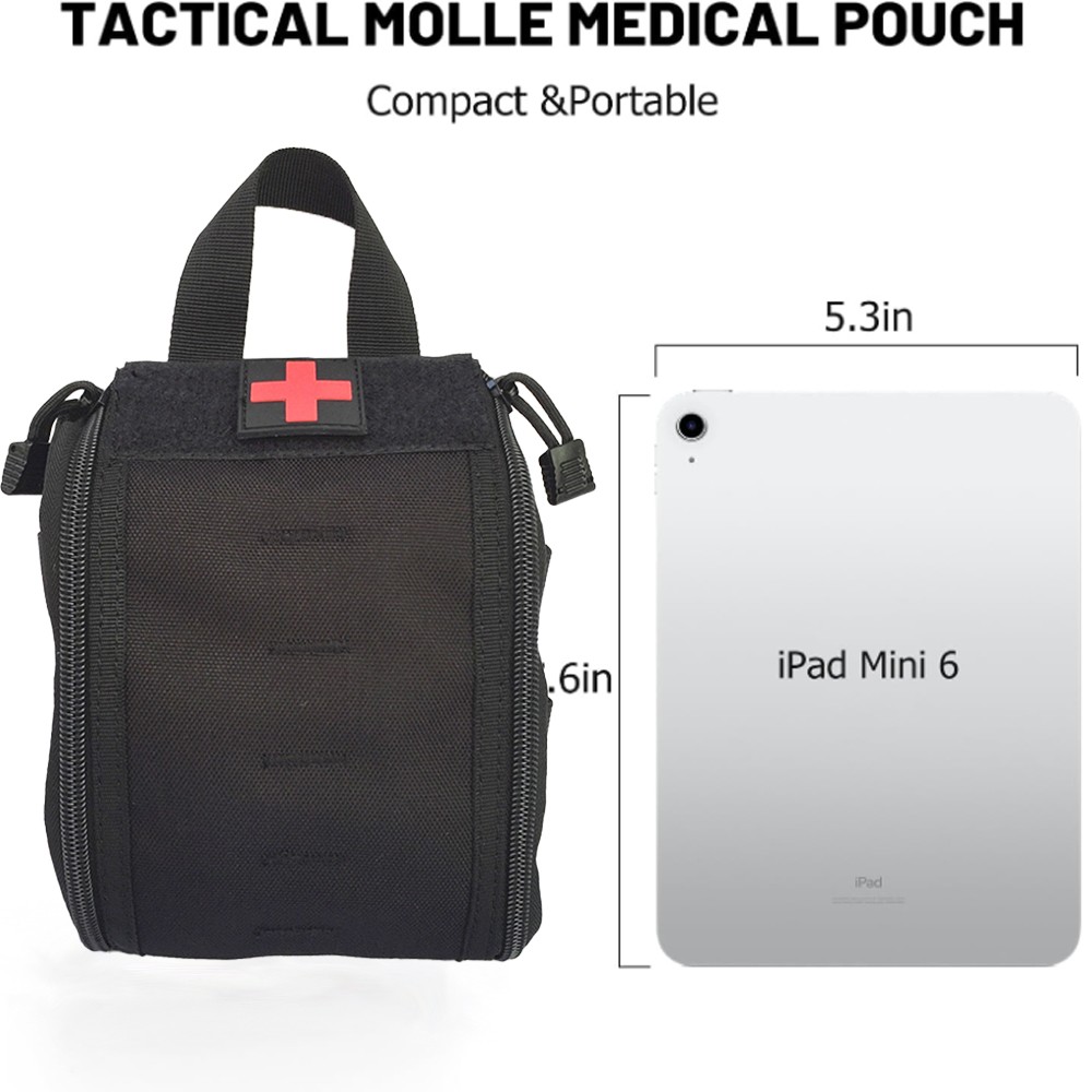 Tactical Molle First Aid Kid Utility Medical Bag Waist Pack Survival Medic Bag