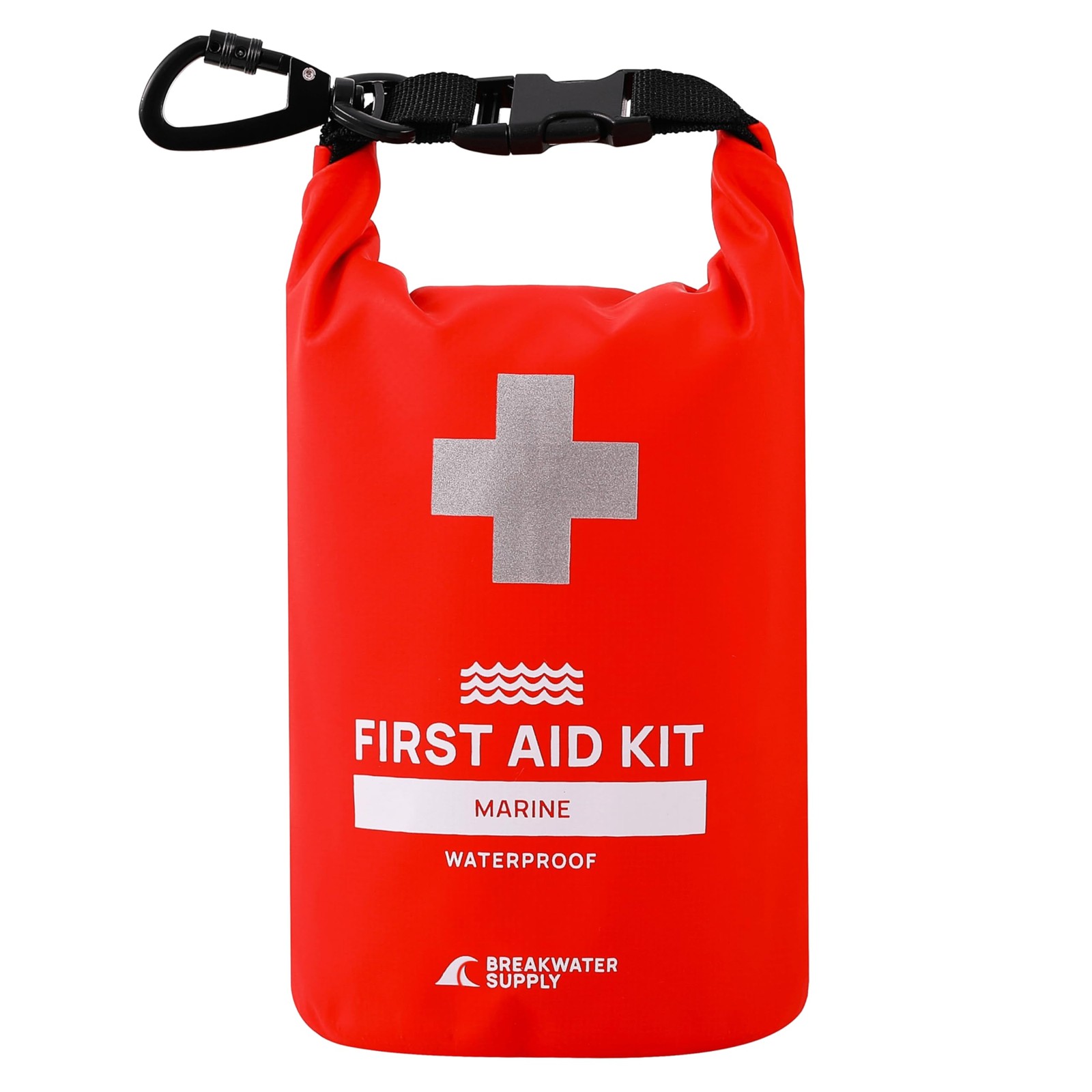 Breakwater Supply™ Waterproof First Aid Kit Dry Bag Bug Out Bag Preloaded with E