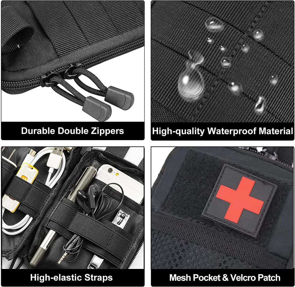 Small Tactical Molle Medical First Aid IFAK Pouch Emergency EMT EDC Trauma Bag