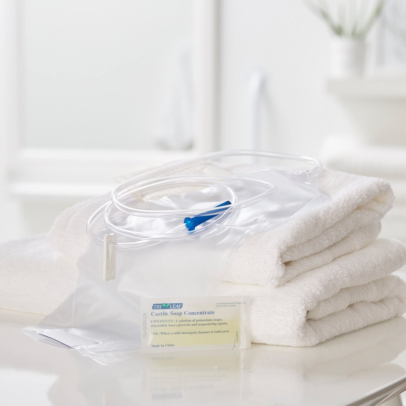 McKesson Enema Bag Set, Non-Sterile, Single Use, Disposable, 50 Count Navy