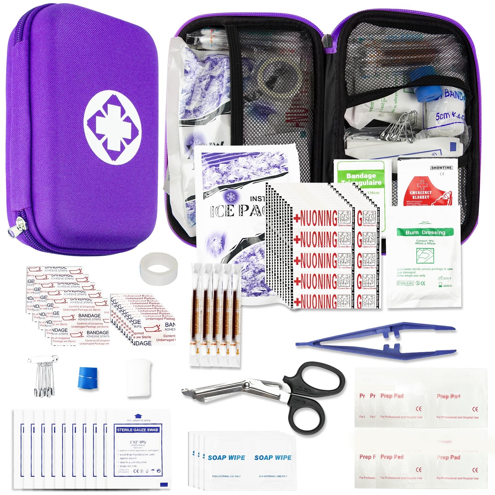 276PCS Compact Small First Aid Kits for Home Businesses Urgent Essential…