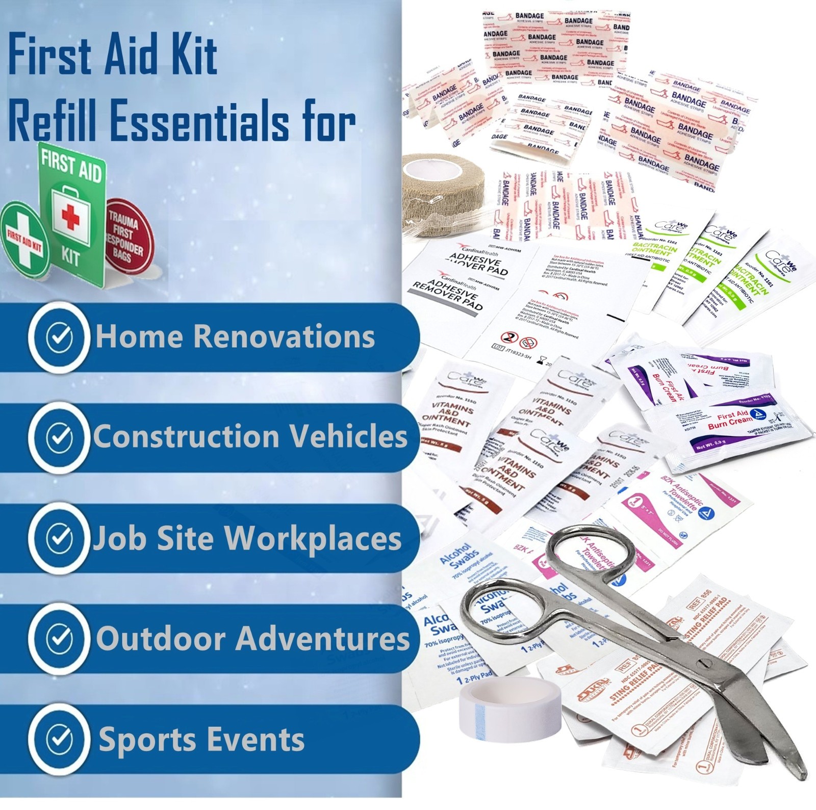 BASIC ANSI FIRST AID CLASS A KIT REFILL