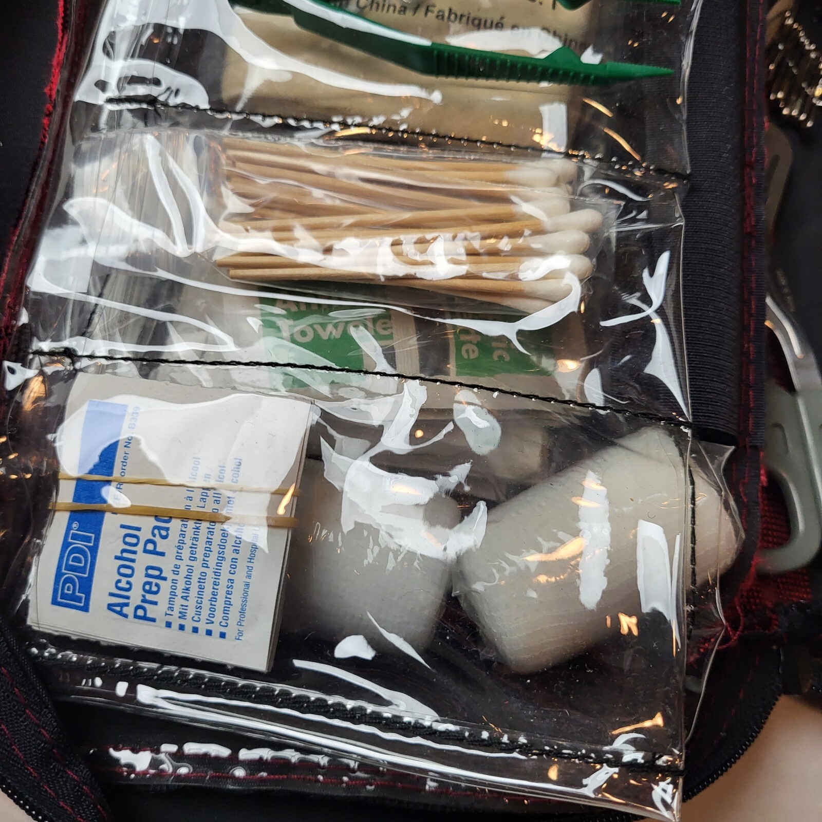 First Aid Kit Travel Red Bag KLY