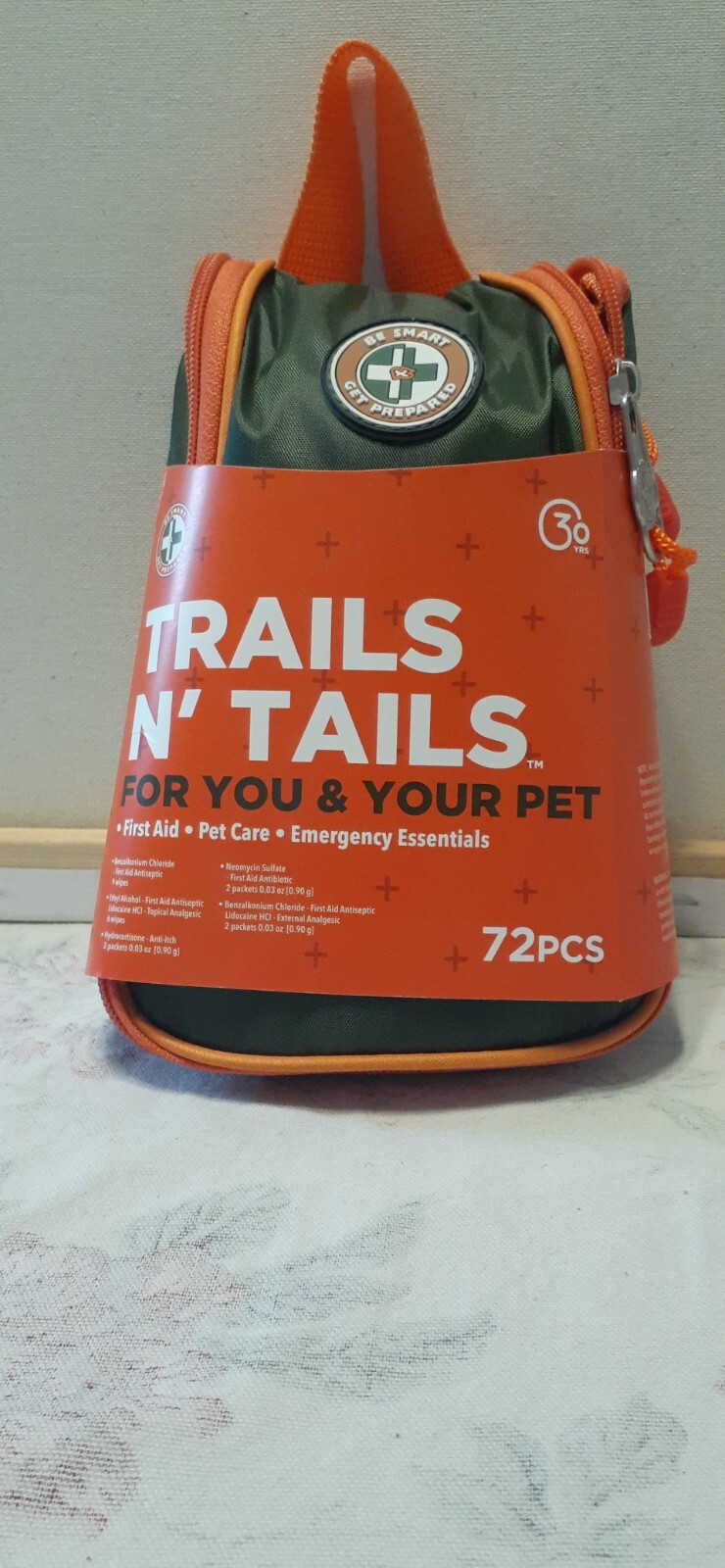 Be Smart Get Prepared Pet First Aid – Trails N' Tails, 72 Pcs