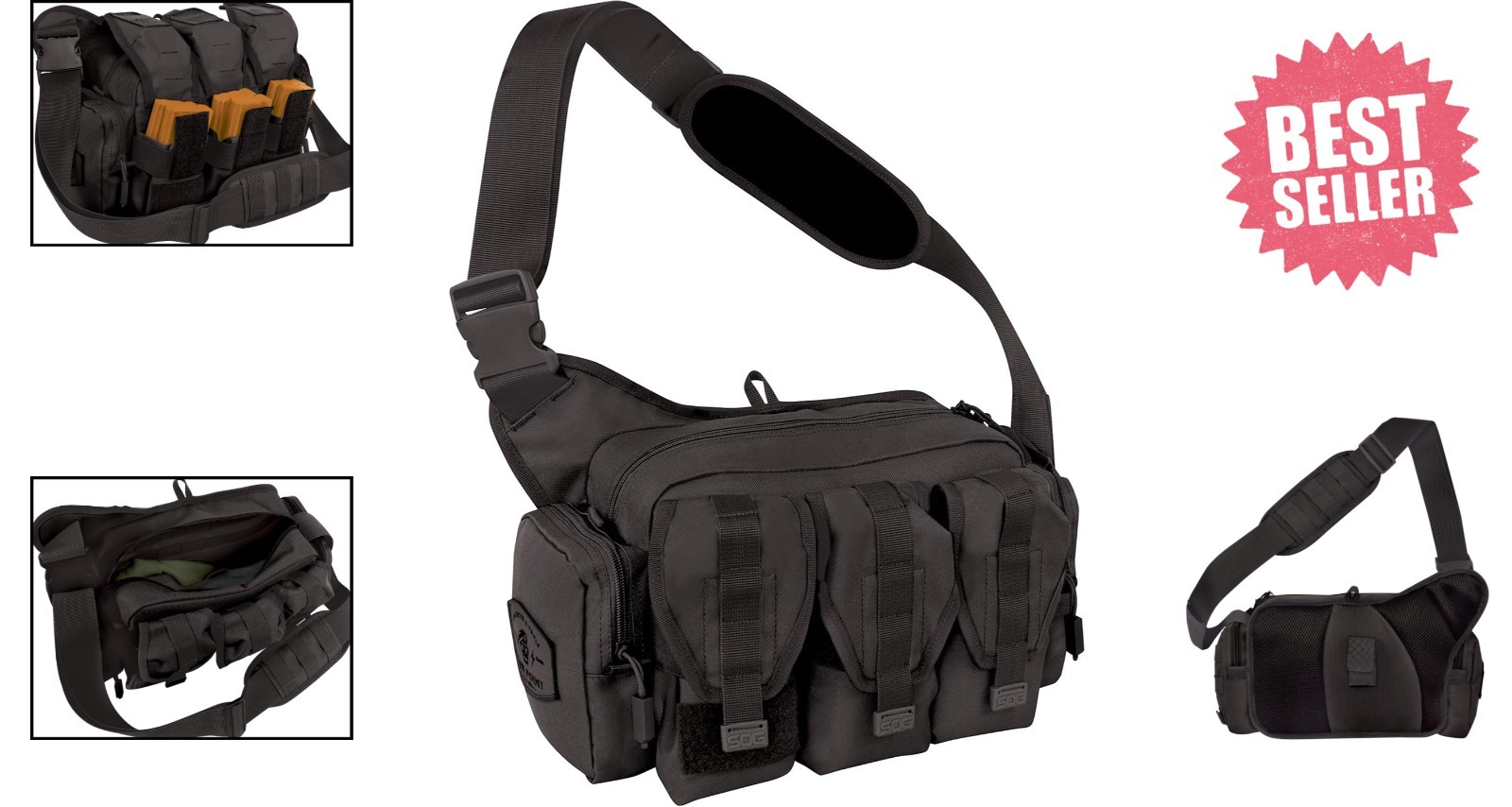 11.5L Tactical Messenger Bag with Padded Shoulder Strap – Perfect for Adventures