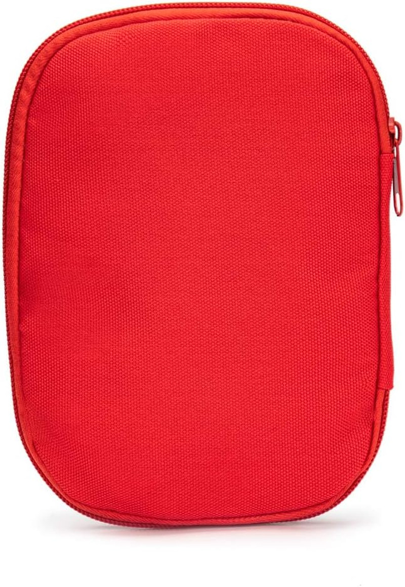 Red First Aid Bag Empty 1St Aid Bag Section Dividers Medical Travel Case Emergen