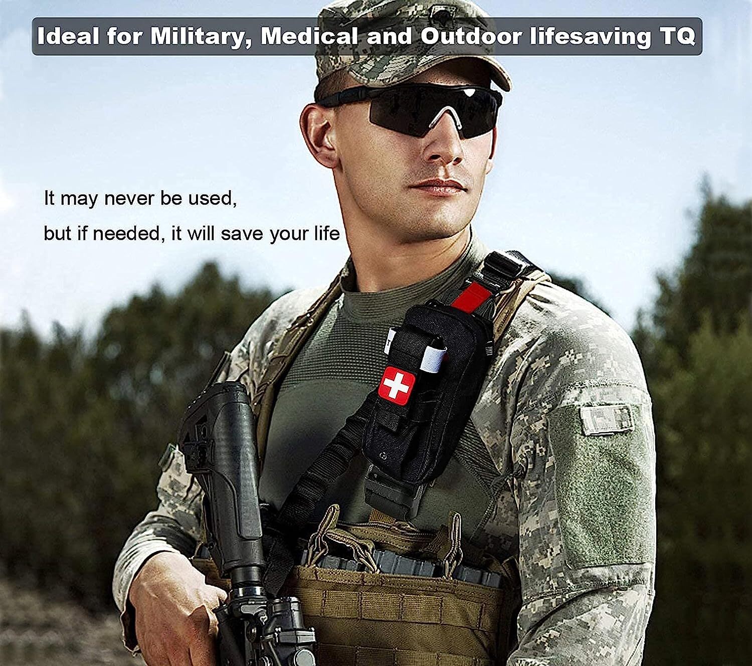 Tactical First Aid Kit IFAK Pouch Emergency EMT EDC Medical Molle Bag For Trauma