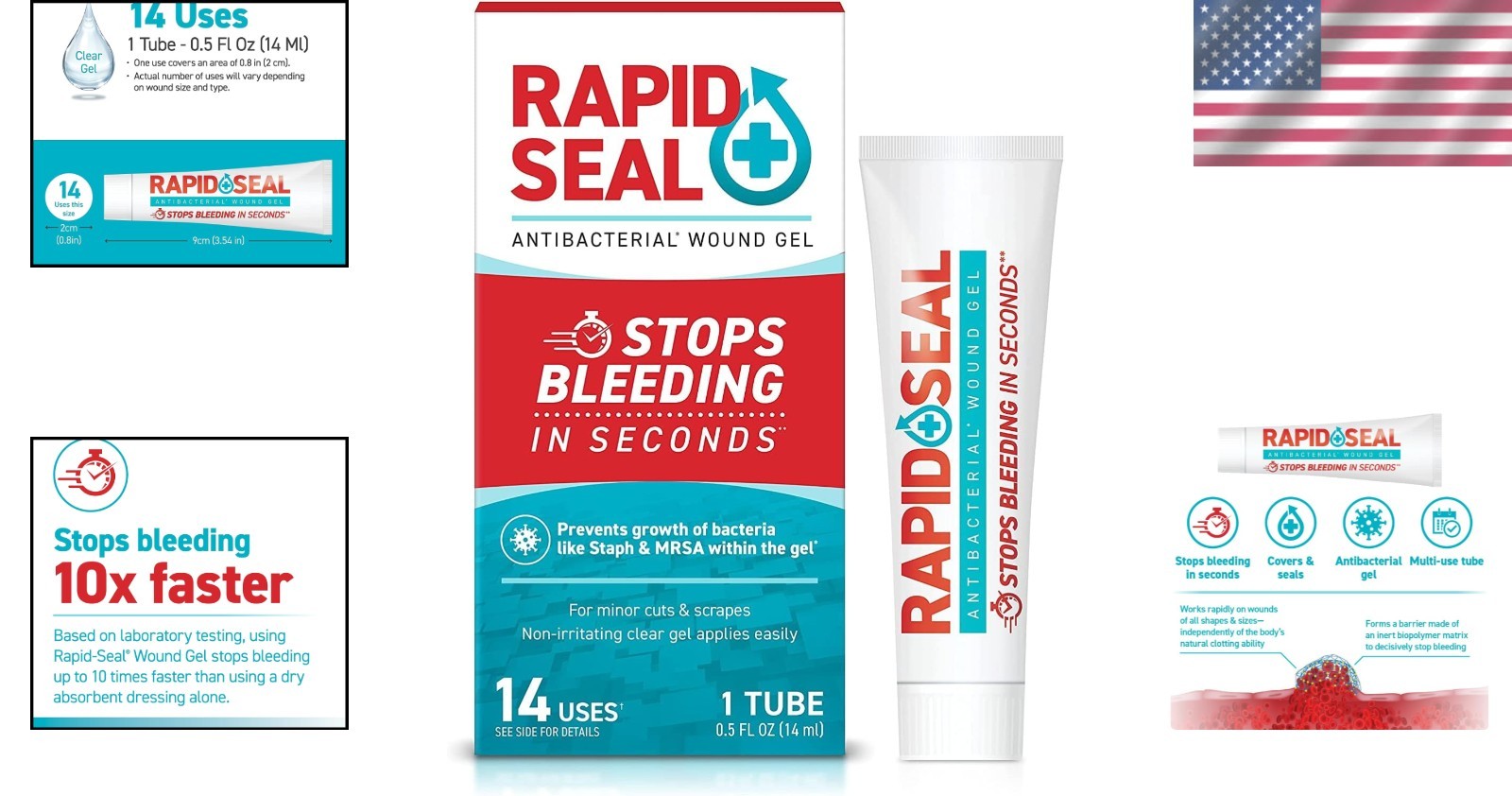 Fast-Acting Wound Gel – Stops Bleeding Instantly for Cuts, Nicks, and Scrapes